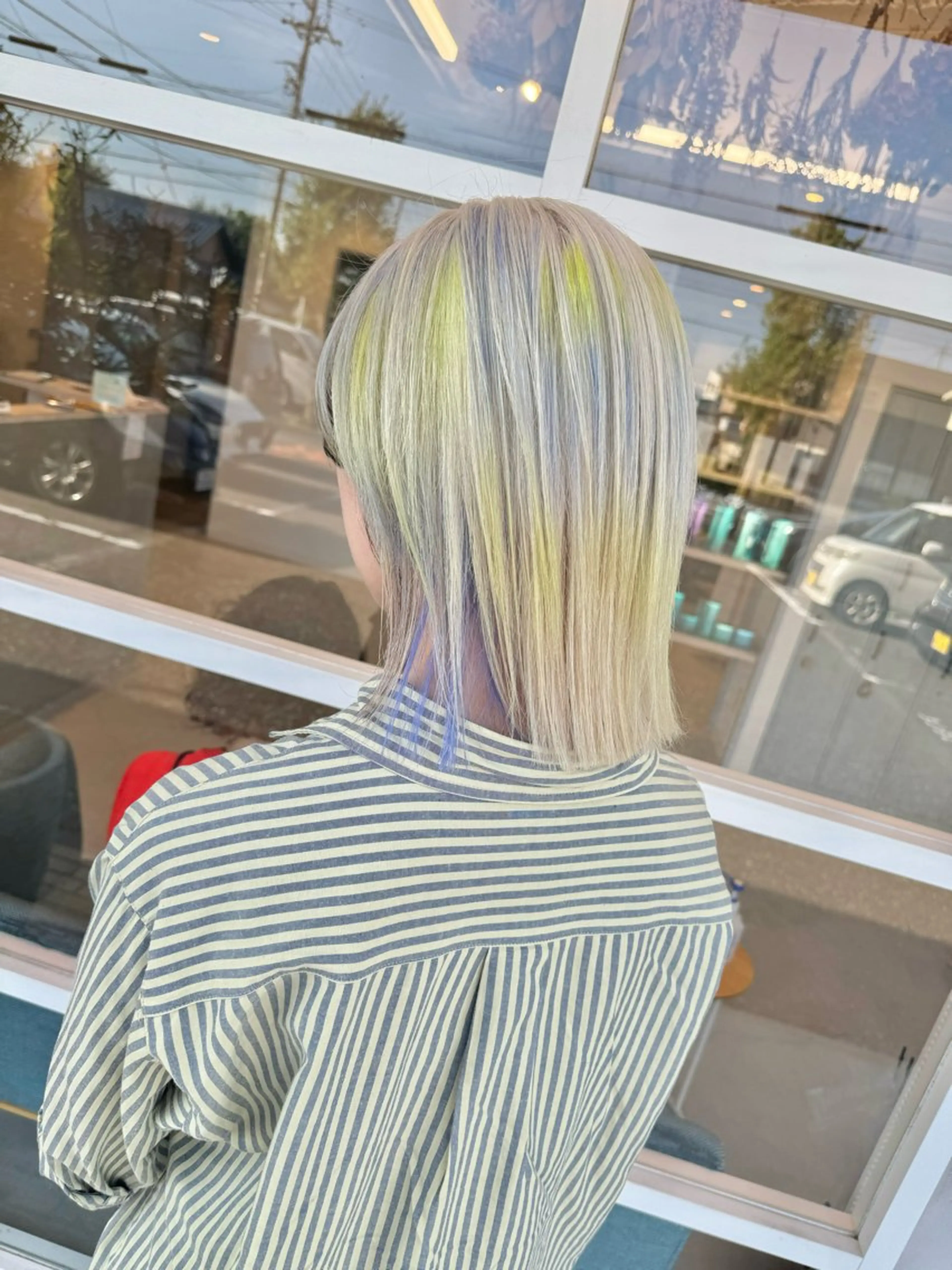 ミディアム カラー ハイトーンカラー ヘアカラー ハイトーン/名古屋 Hinakiのヘアスタイル