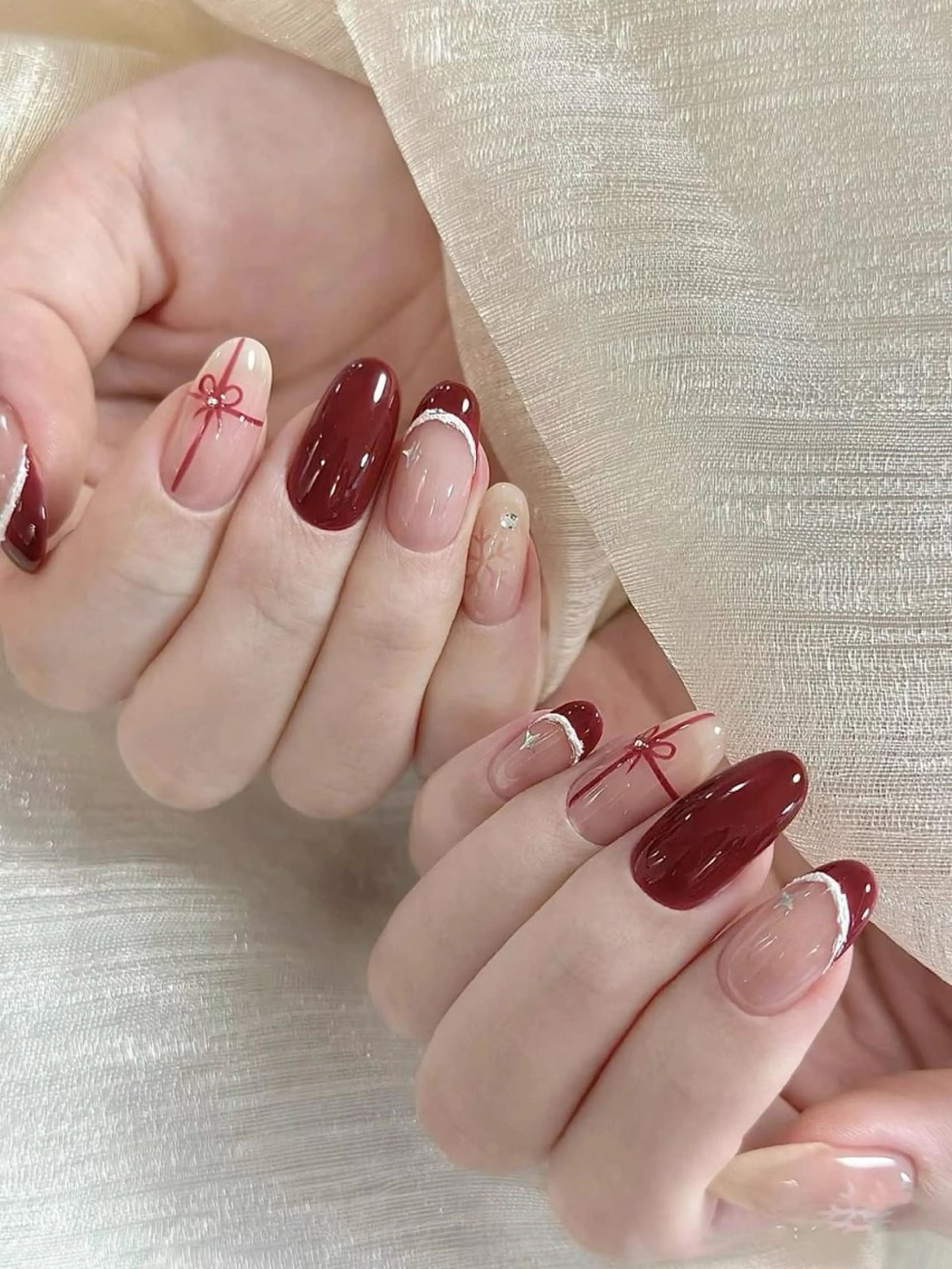 ネイル 韓国ネイル 持ち込み ネイルチップ ハンドネイル EMI ANA.CHUOのネイルデザイン