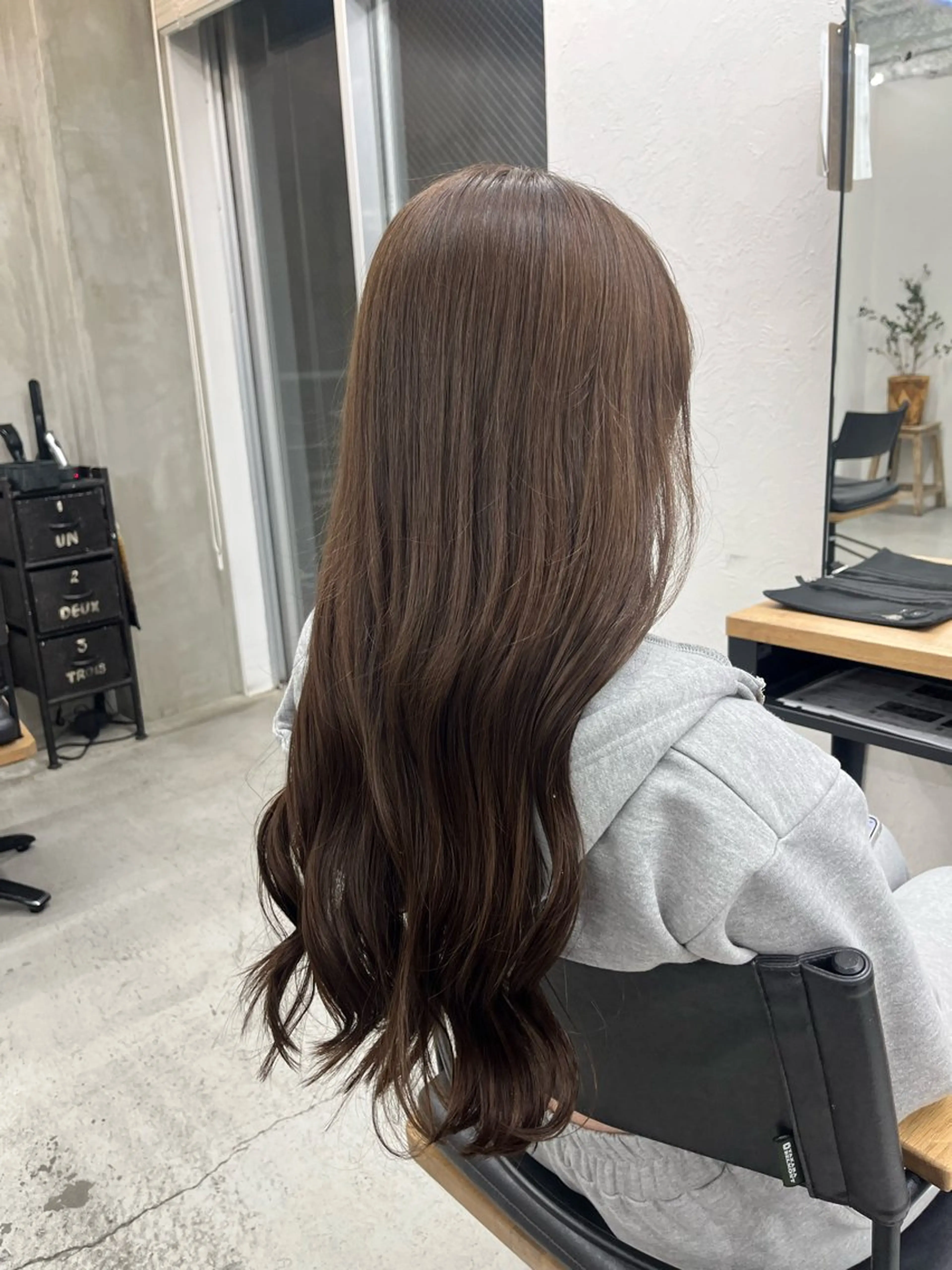 ロング カラー ヘアアレンジ ベージュカラー ココアベージュ ヘアカラー 🫧透明感カラー/ ナルハ🫧のヘアスタイル