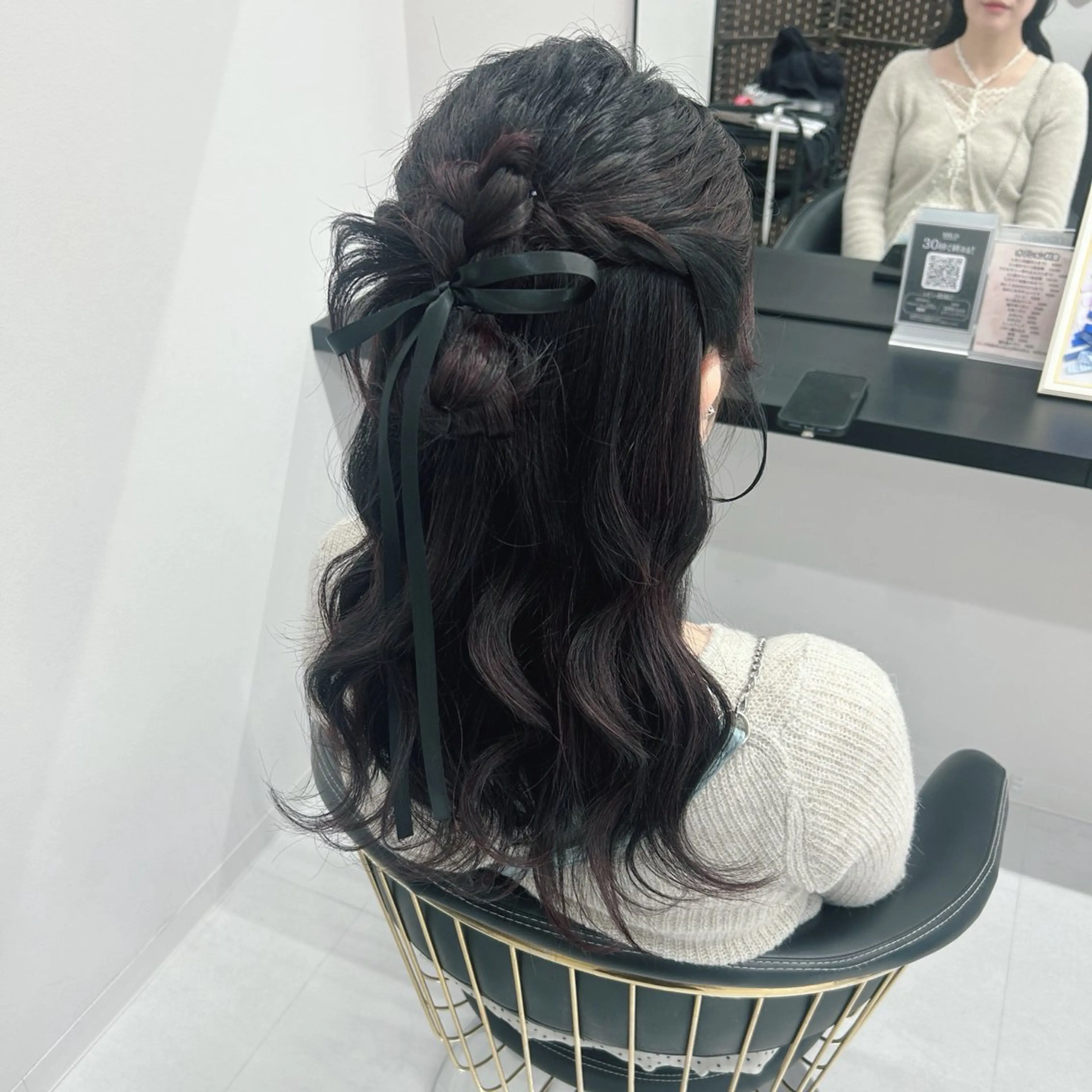 ヘアアレンジ ハーフアップ MILD by17 🤍ゆめか🤍のヘアスタイル