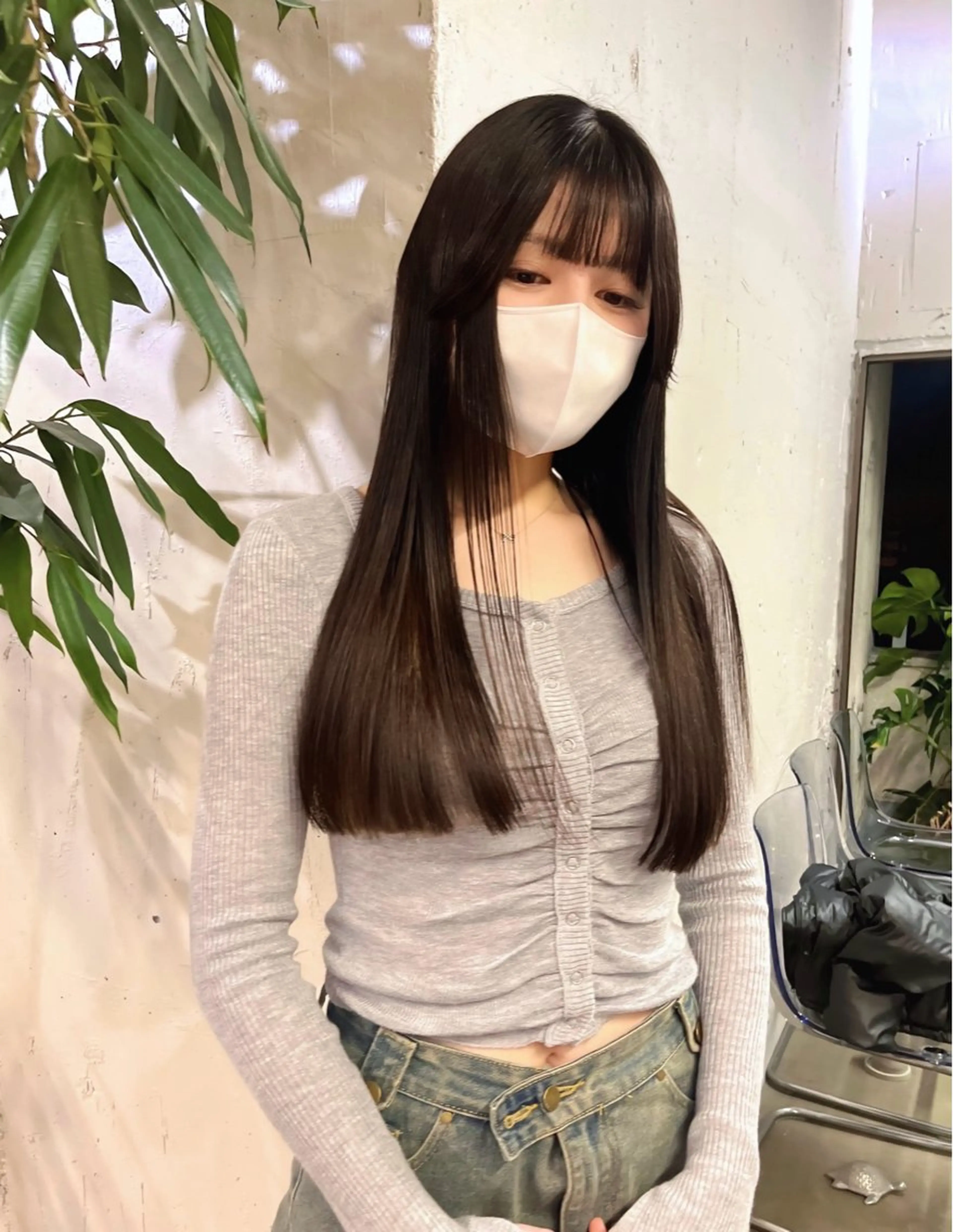 ロング カット ヘアカラー ボブカット Niina🩰のヘアスタイル