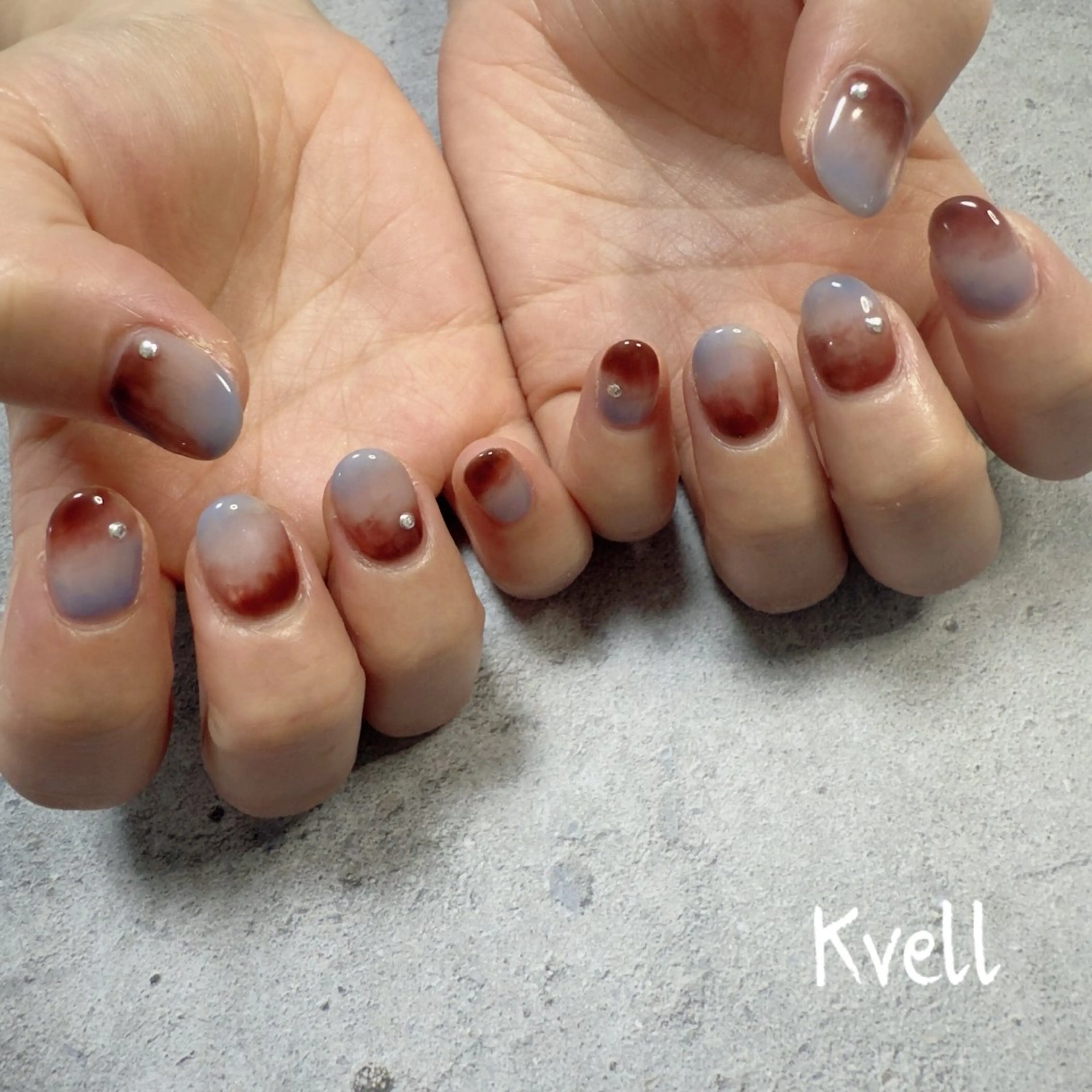 ネイル ニュアンスネイル ハンドネイル nail salon  Kvell所属・nailsalon Kvellのネイルデザイン