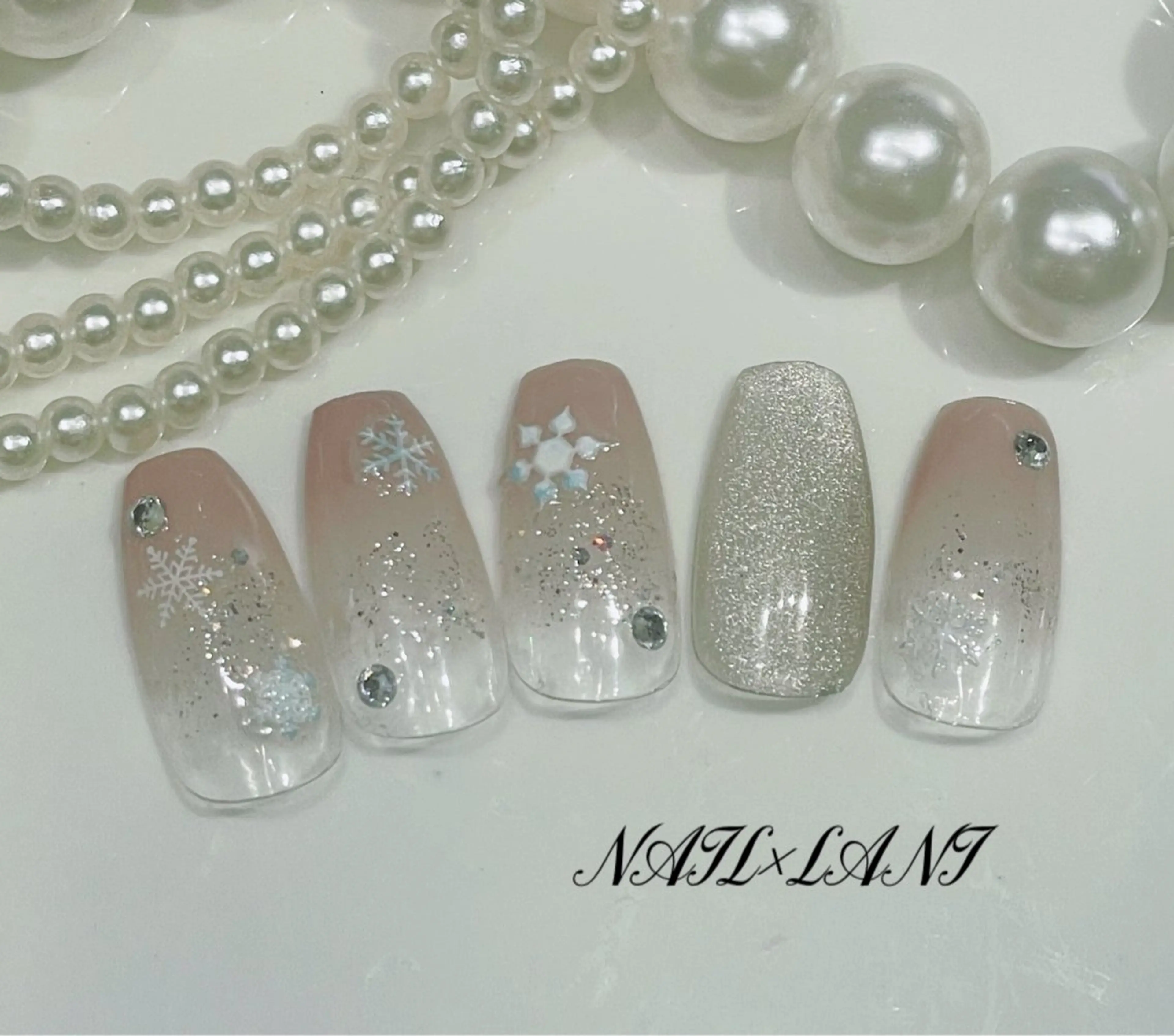 ネイル フットネイル ジェルネイル マグネットネイル パラジェル 一之瀬 柚季のネイルデザイン