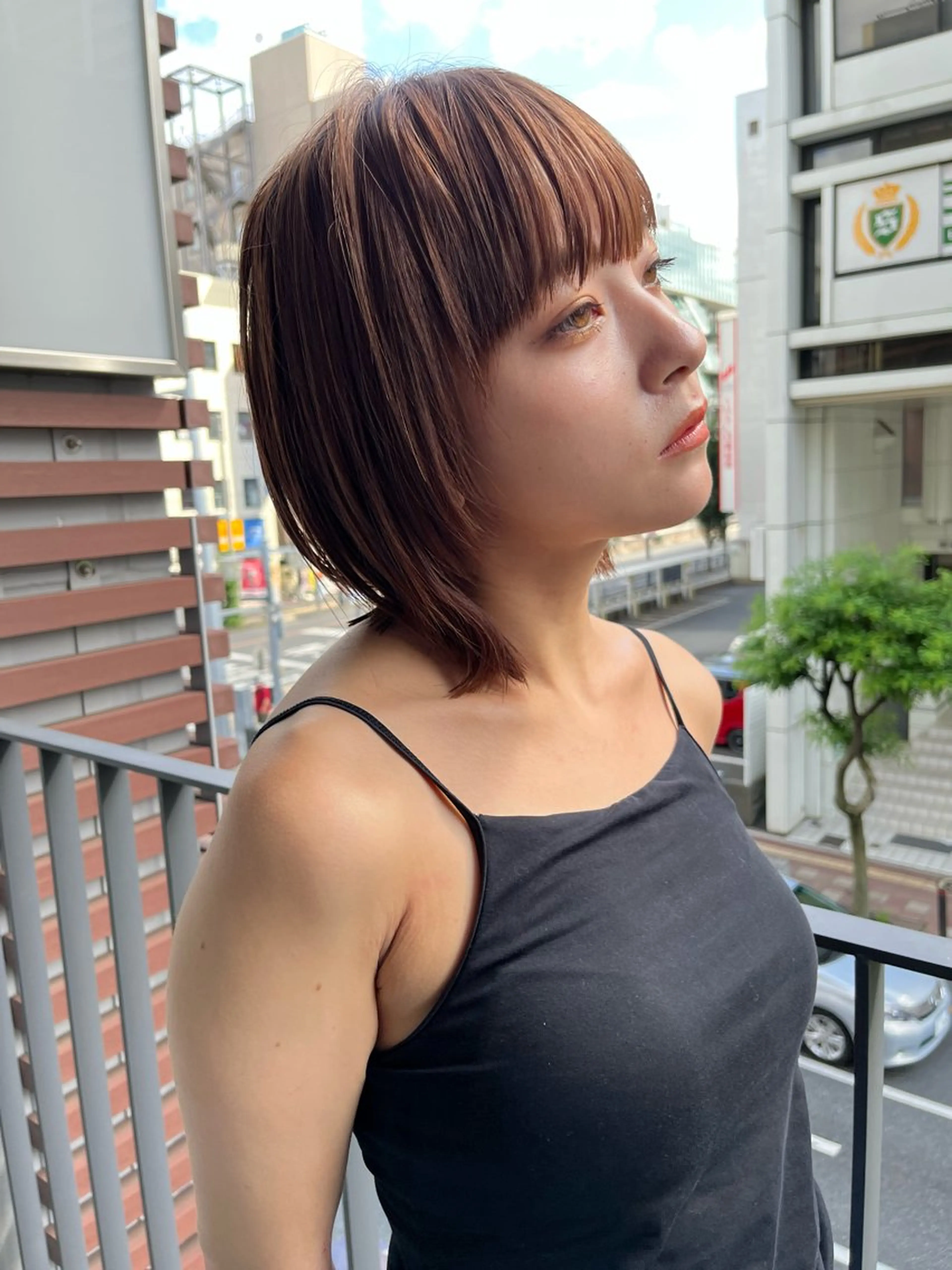 ショート カラー 浦和Lond 山本賢人のヘアスタイル