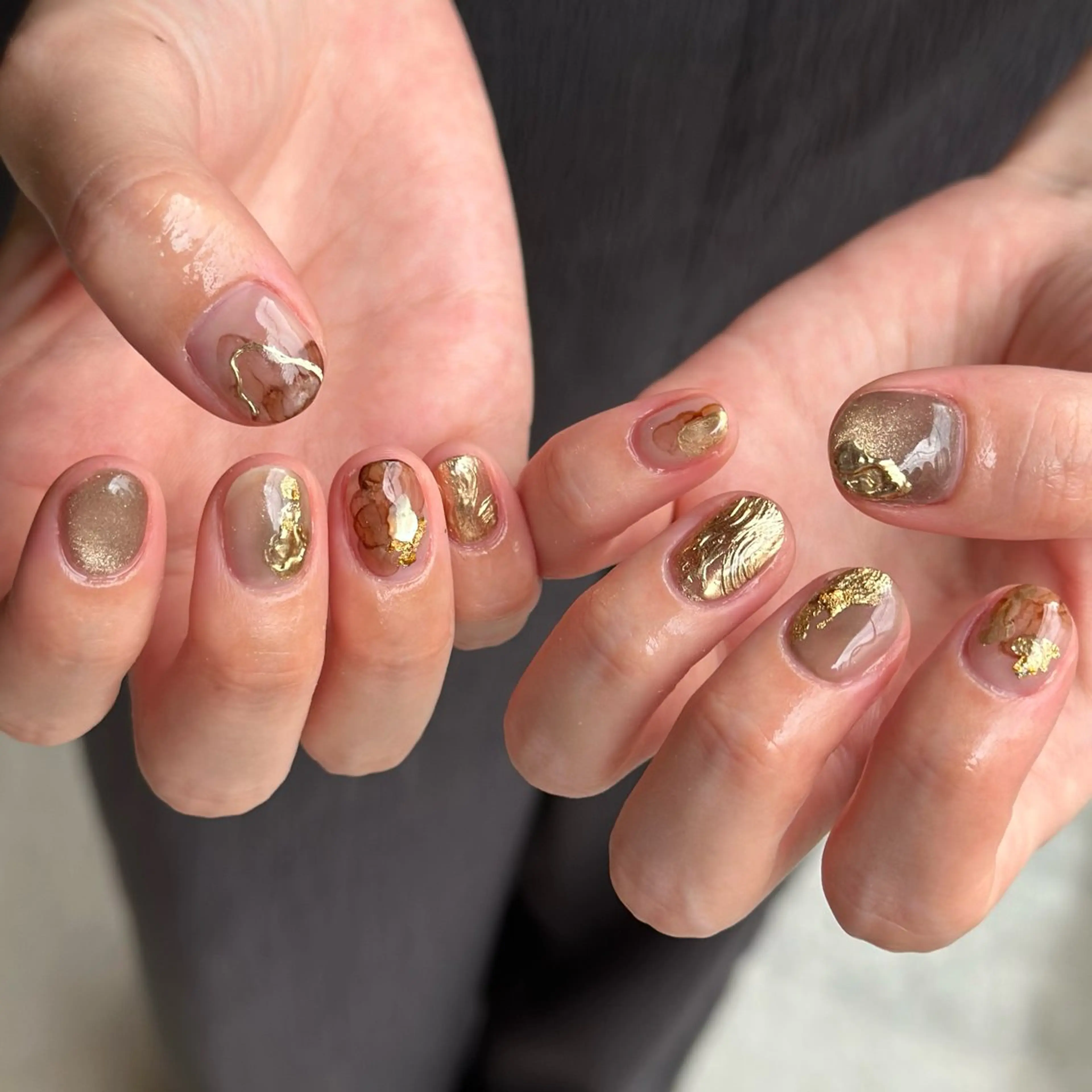 ネイル ニュアンスネイル chinois (シノワ)のネイルデザイン