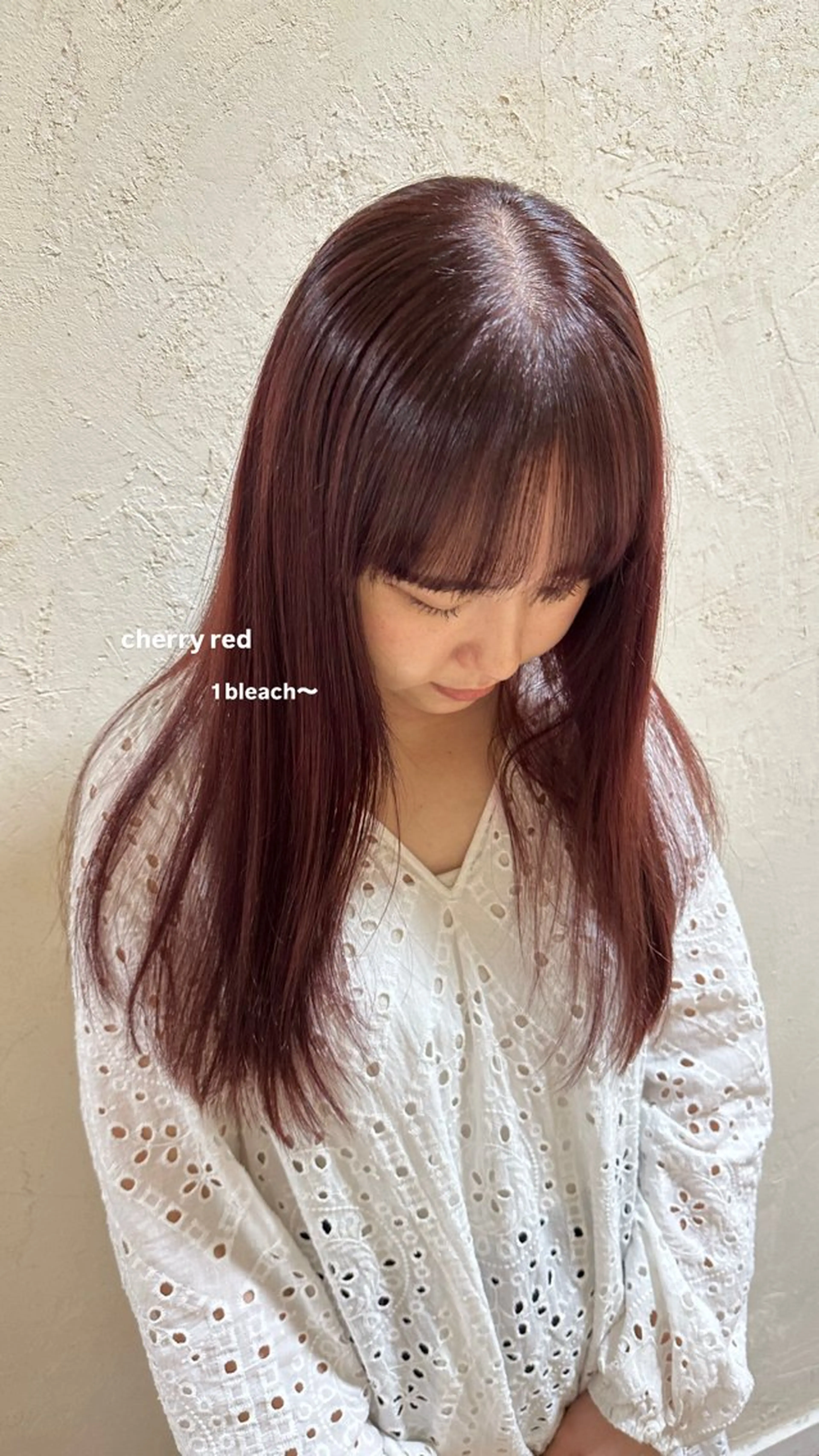 ロング カラー カット ヘアカラー トリートメント v-lab studio所属・韓国レイヤーカット/ 艶カラー/ noaのヘアスタイル