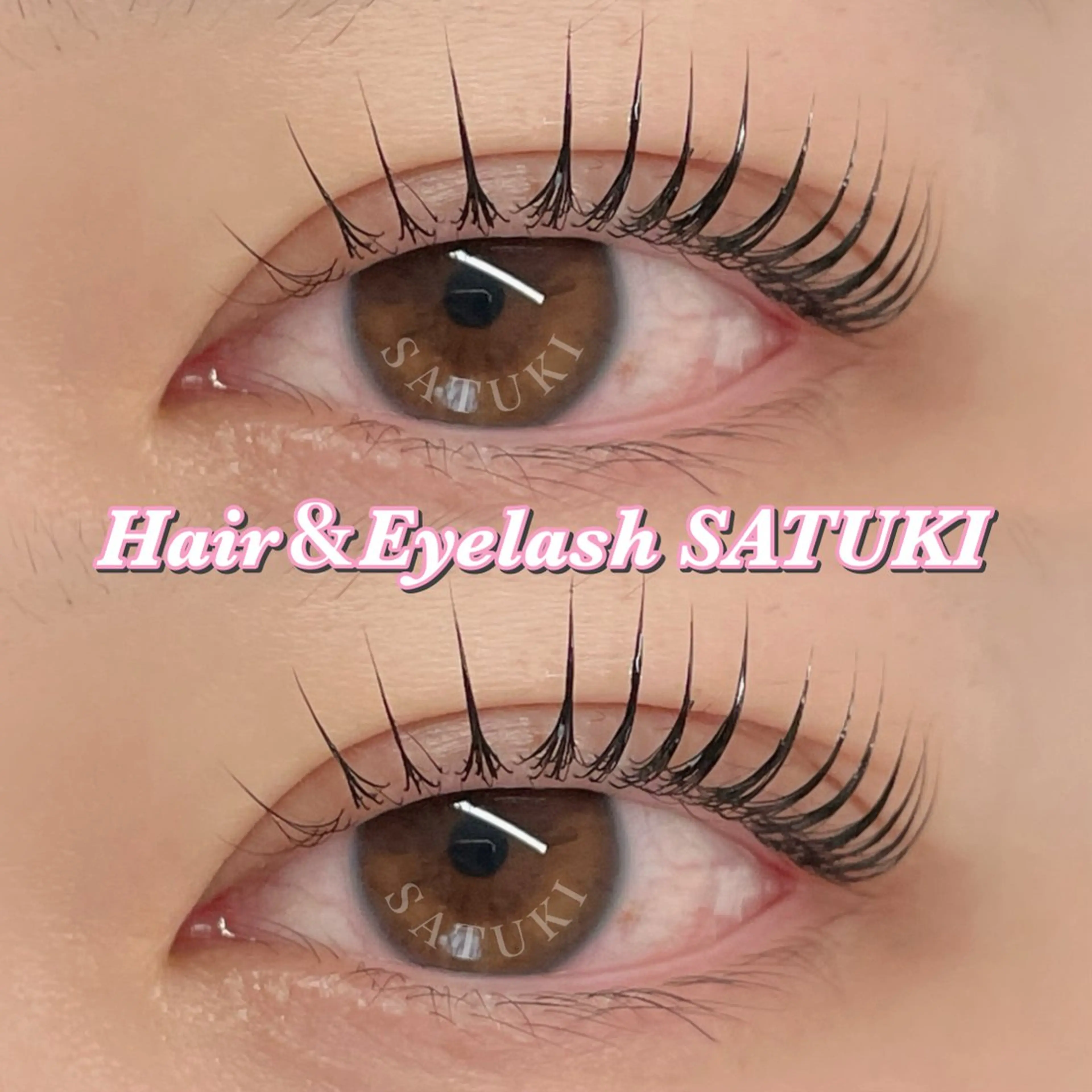 マツエク・マツパ マツパ Hair＆Eyelash SATUKI所属・永柳 香織のマツエク・マツパデザイン
