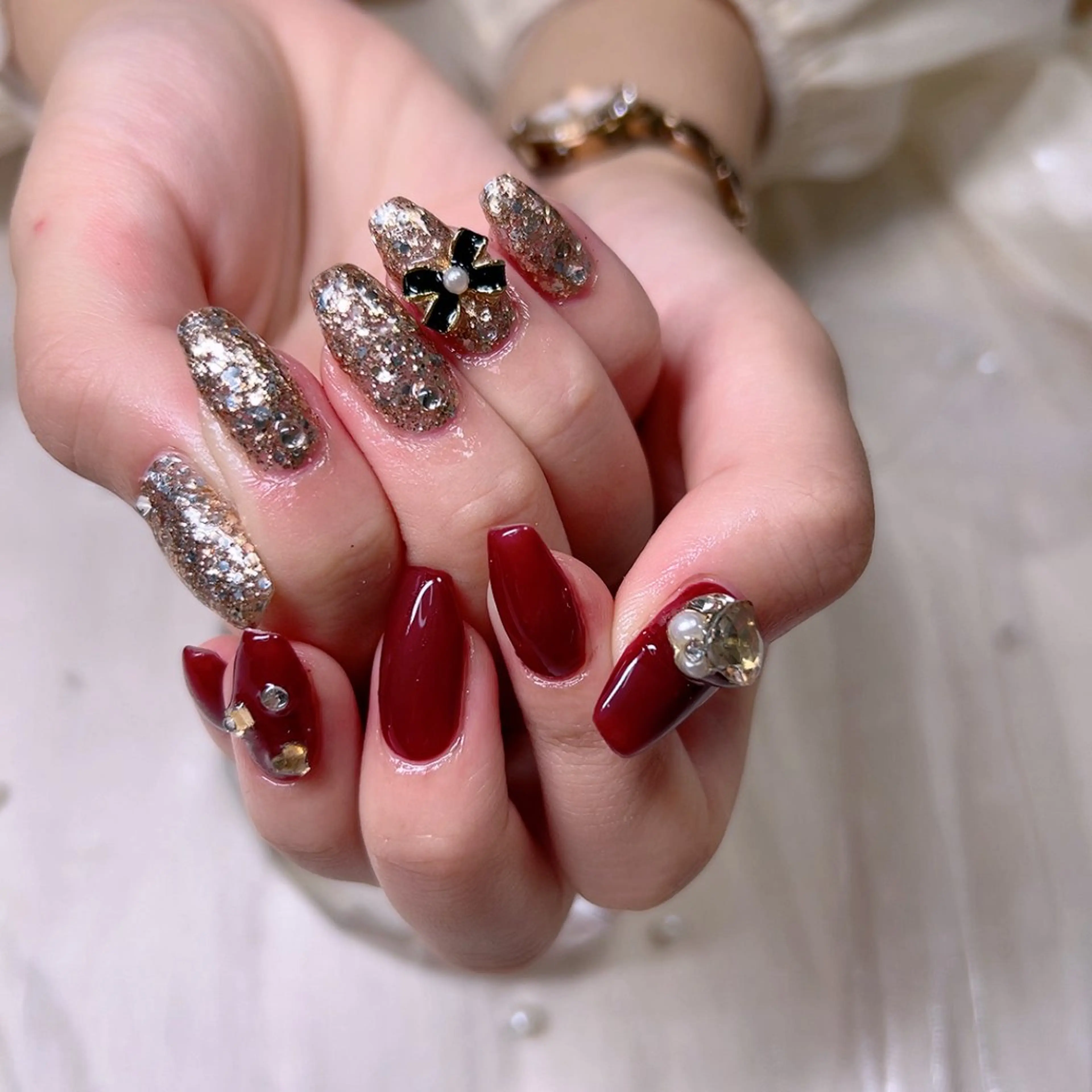 ネイル オフィスネイル ワンカラーネイル シンプルネイル Cute Tips nailのネイルデザイン