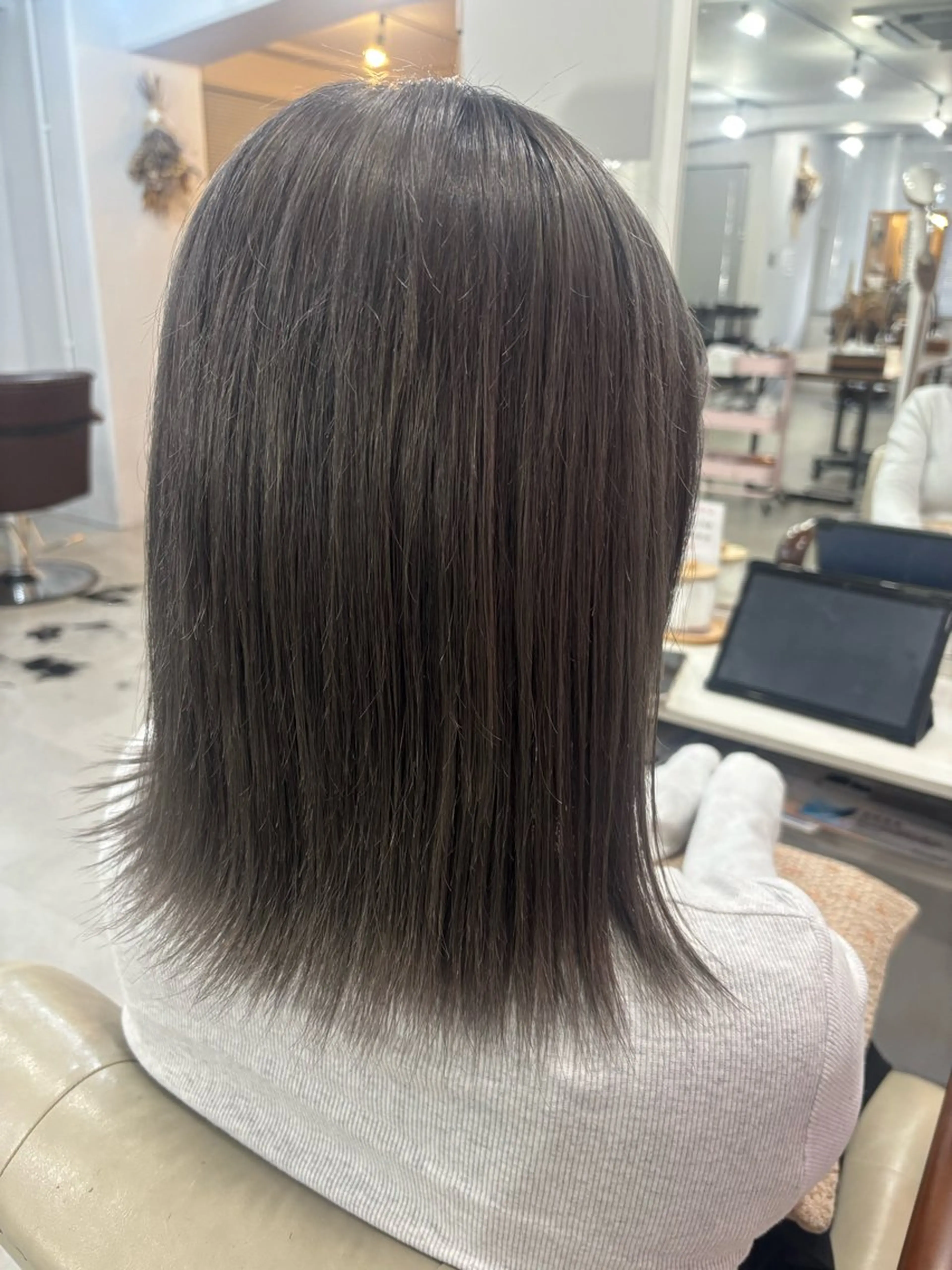 ミディアム 韓国風🫧透明感 🦄岡庭春菜🎀のヘアスタイル