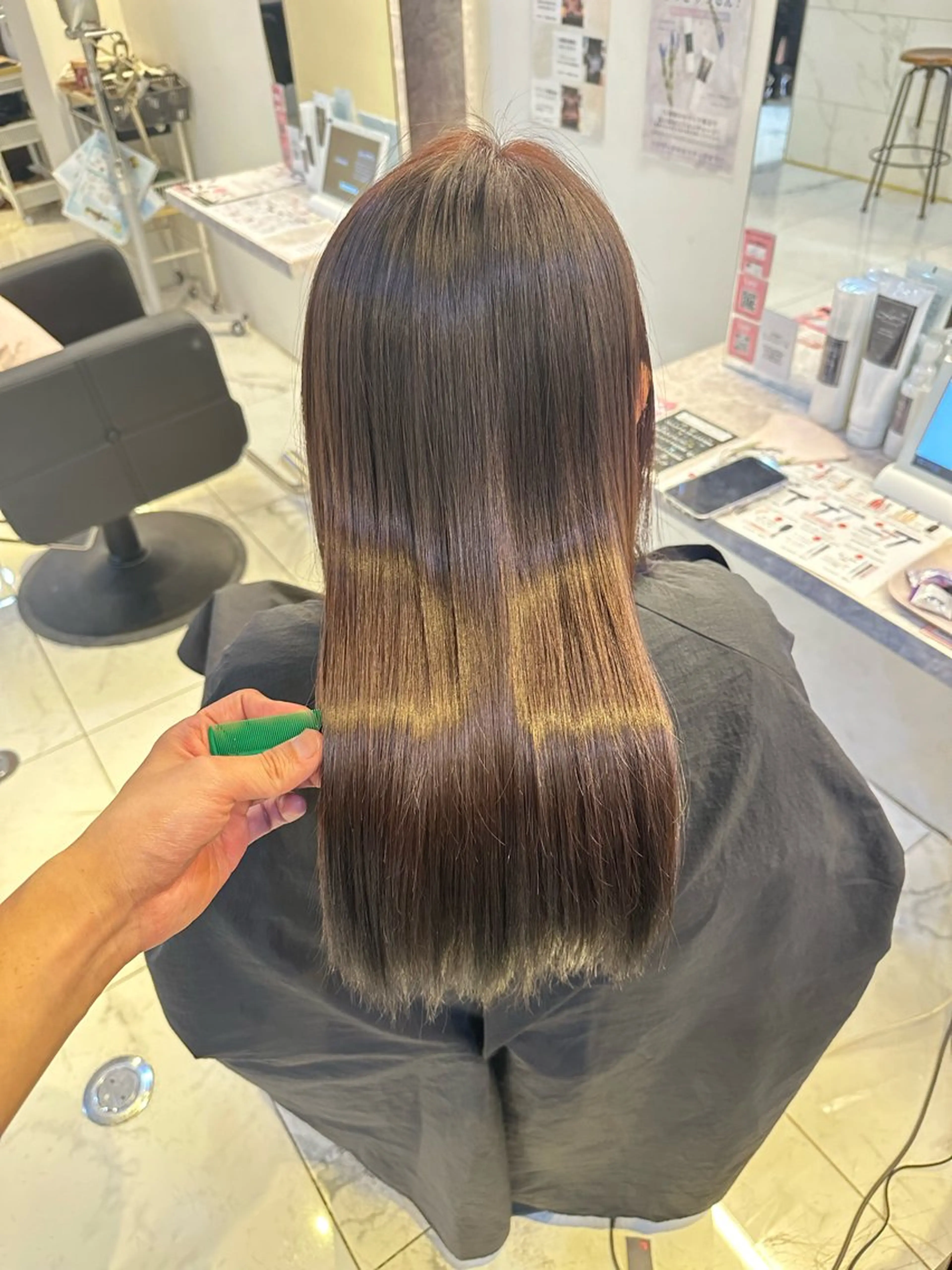 美髪酸性ストレートのみの写真