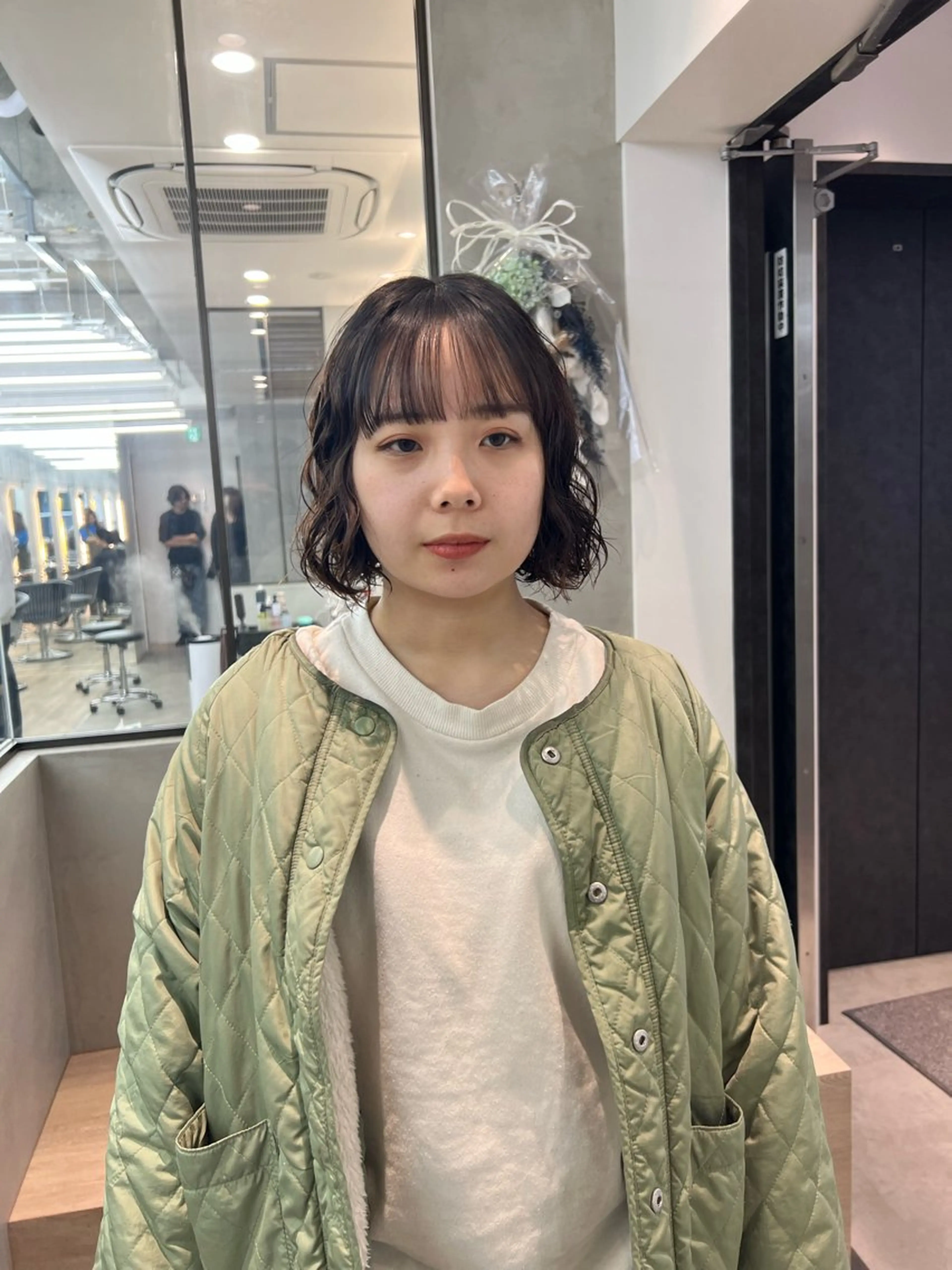 ミディアム ミディアムパーマ ボブ カット パーマ トリートメント メンズ/韓国レイヤー /縮毛矯正/📍爽太のヘアスタイル