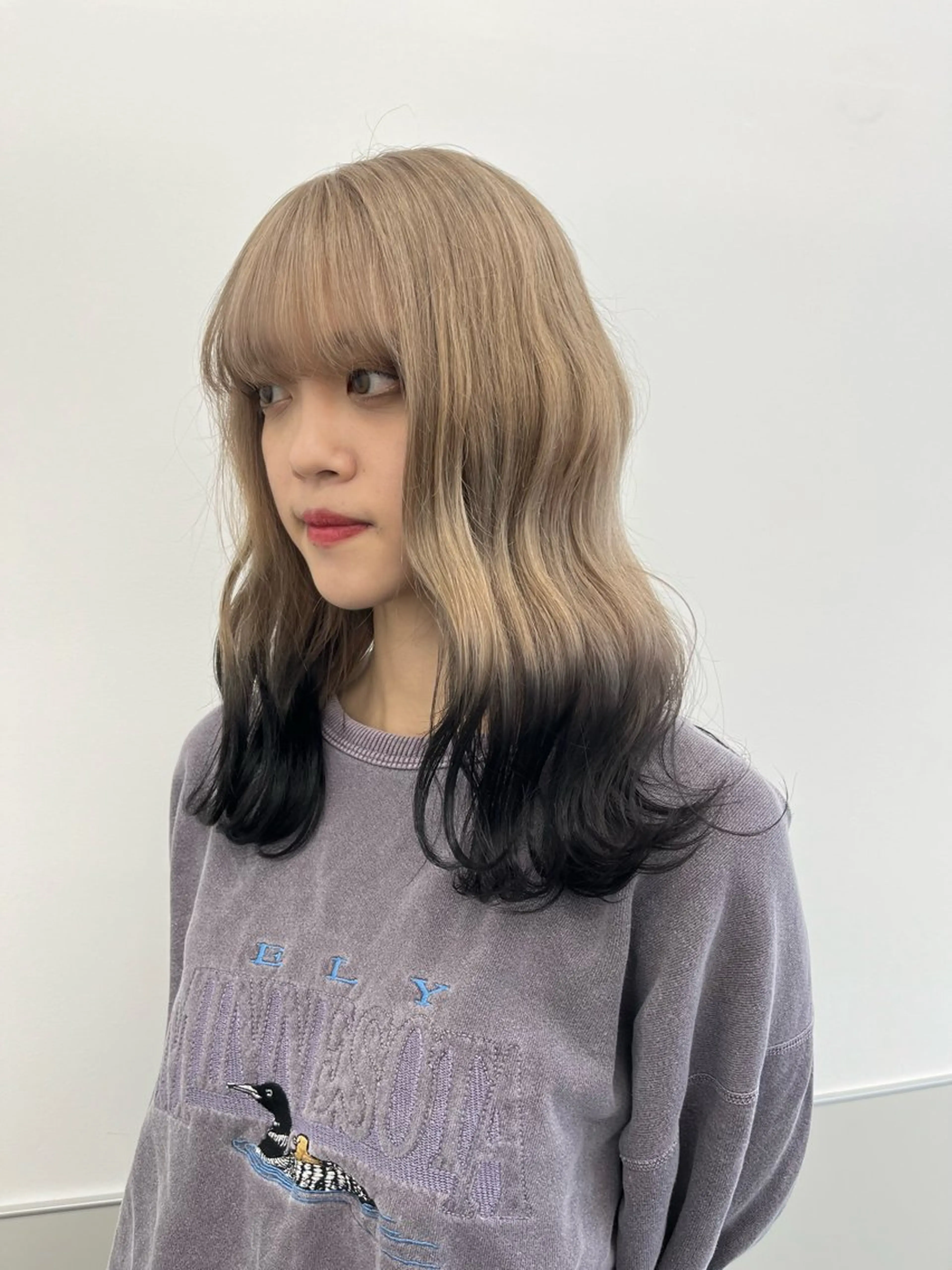 ミディアム カラー ヘアカラー GO TODAY SHAiRE SALON 町田店所属・🫧大森 知夏🫧のヘアスタイル