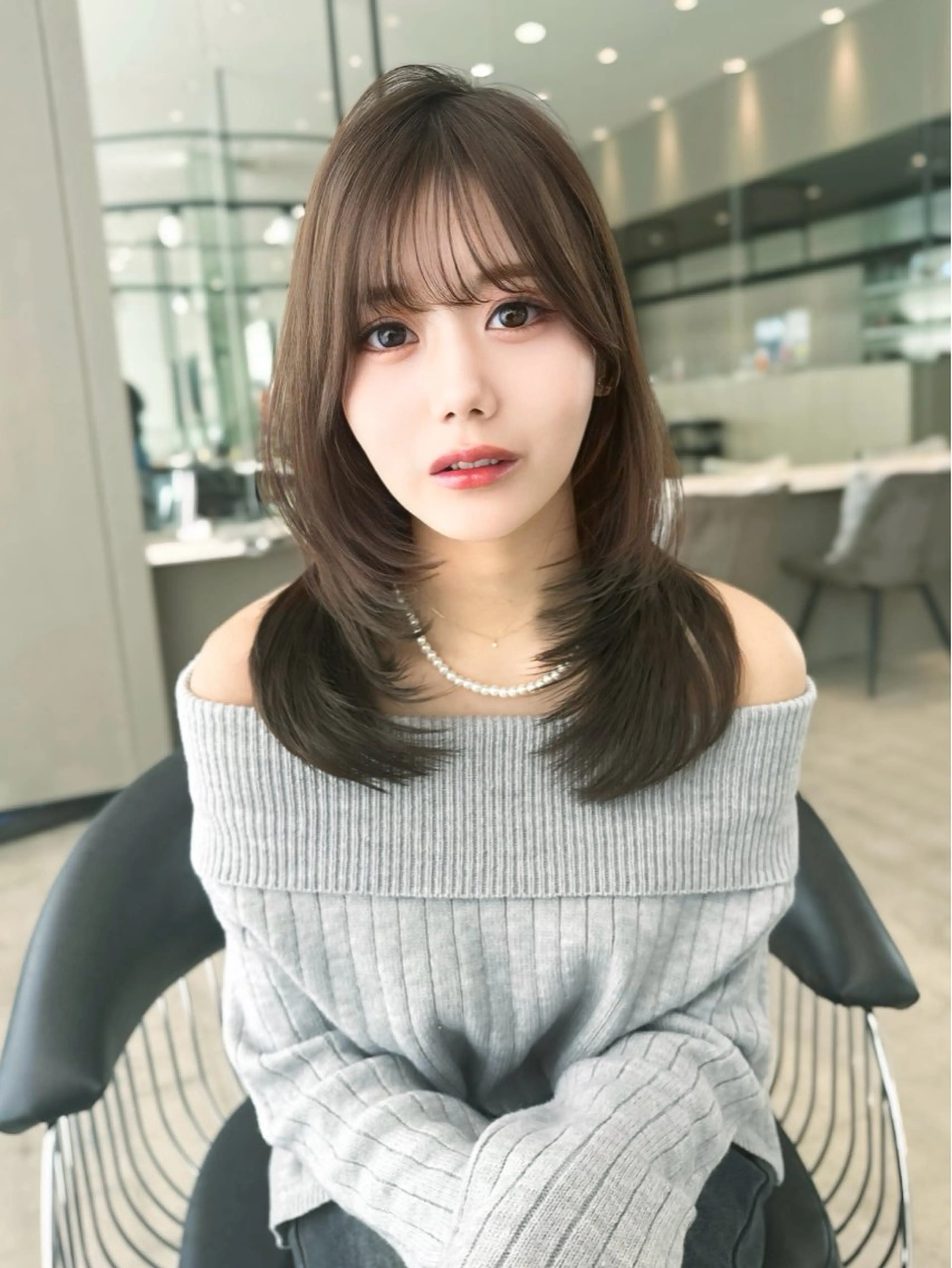 ミディアム 💎似合わせカラー 💎石濱俊介のヘアスタイル