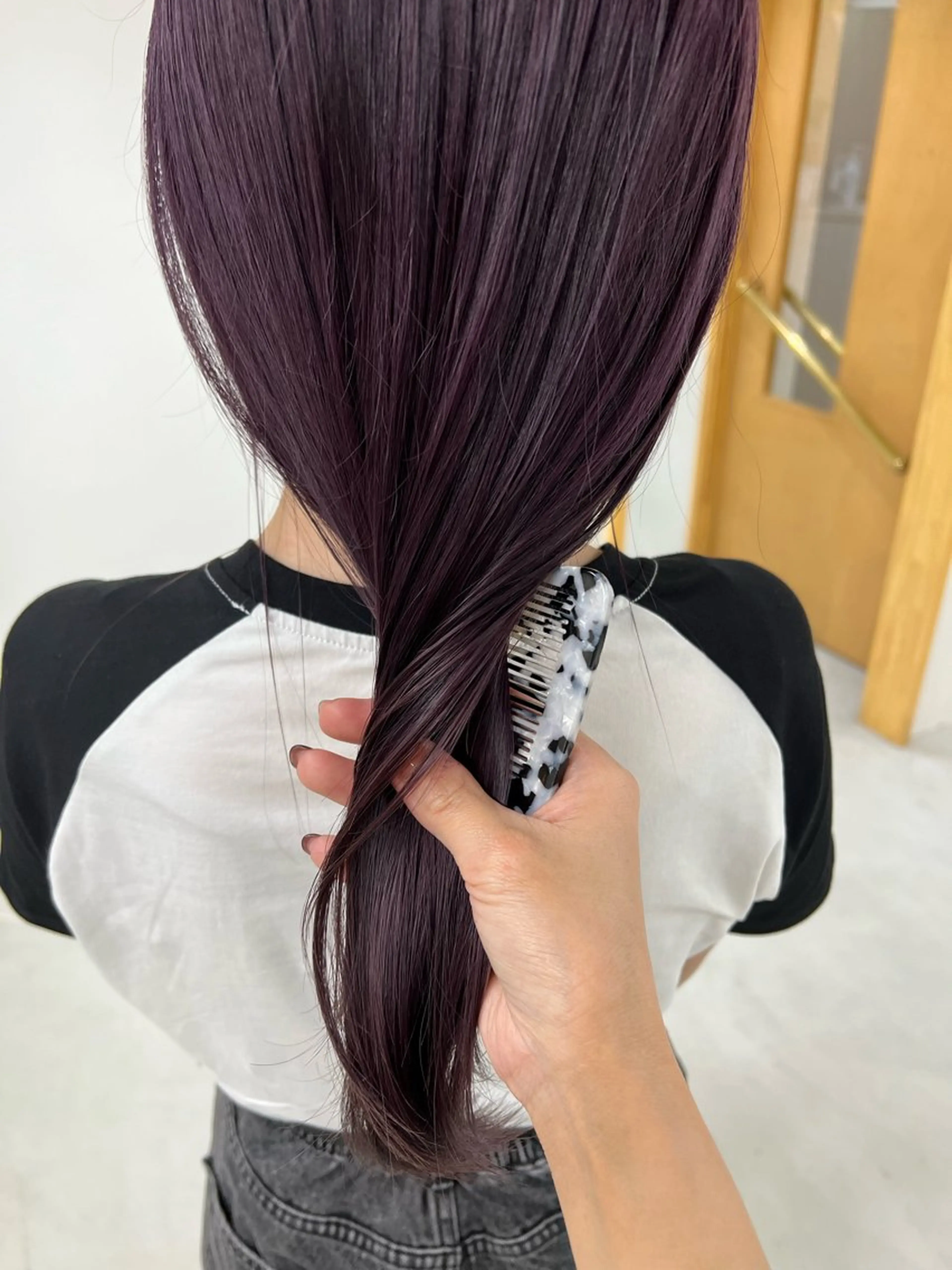 カラー ヘアカラー 三好 万葉のヘアスタイル