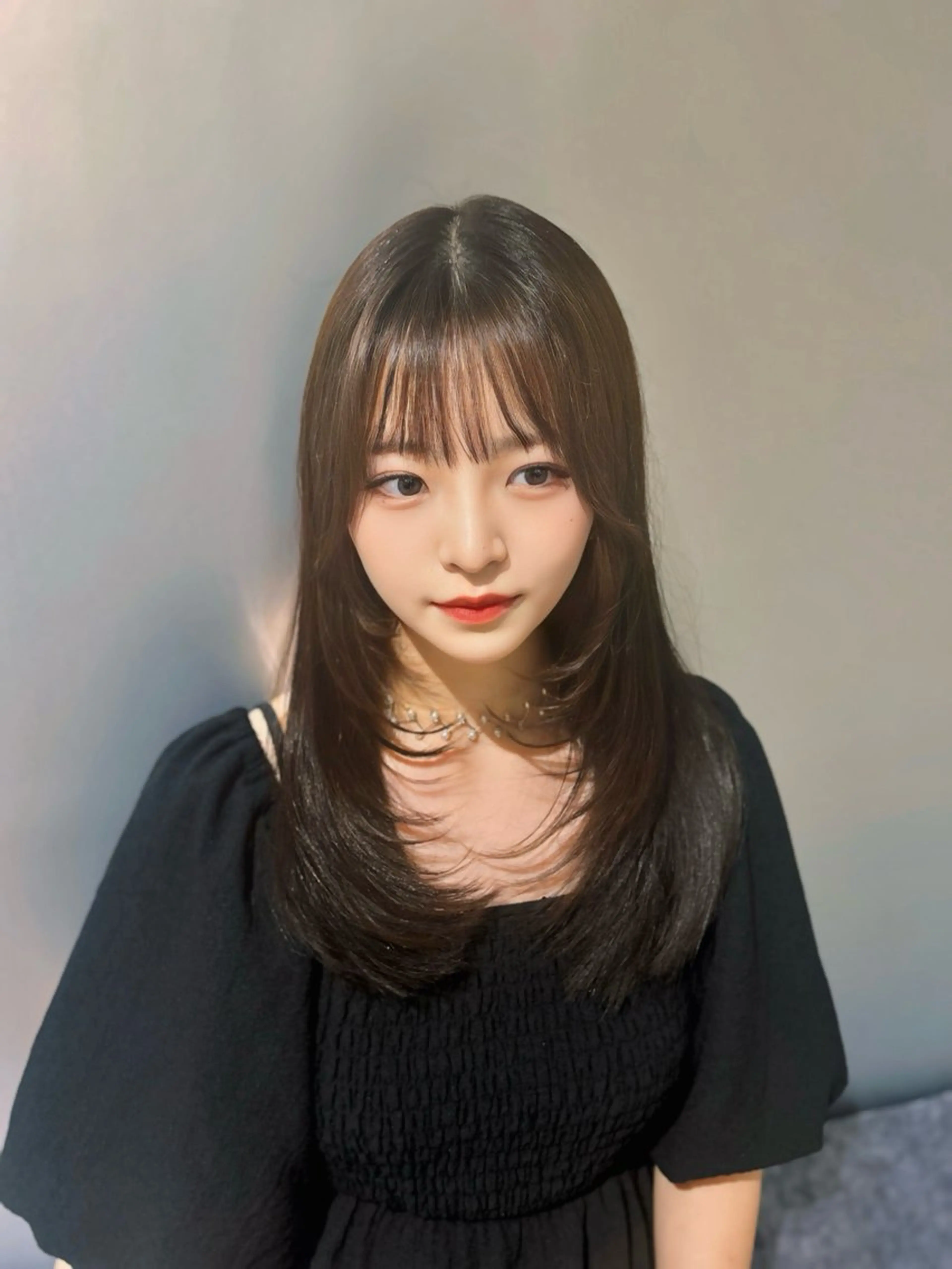 ✨️新規Ｎｏ3✨️カット＋透明感カラー＋Aujua4step＋超音波アイロン【ロング料金なし・レイヤー・髪質改善の写真