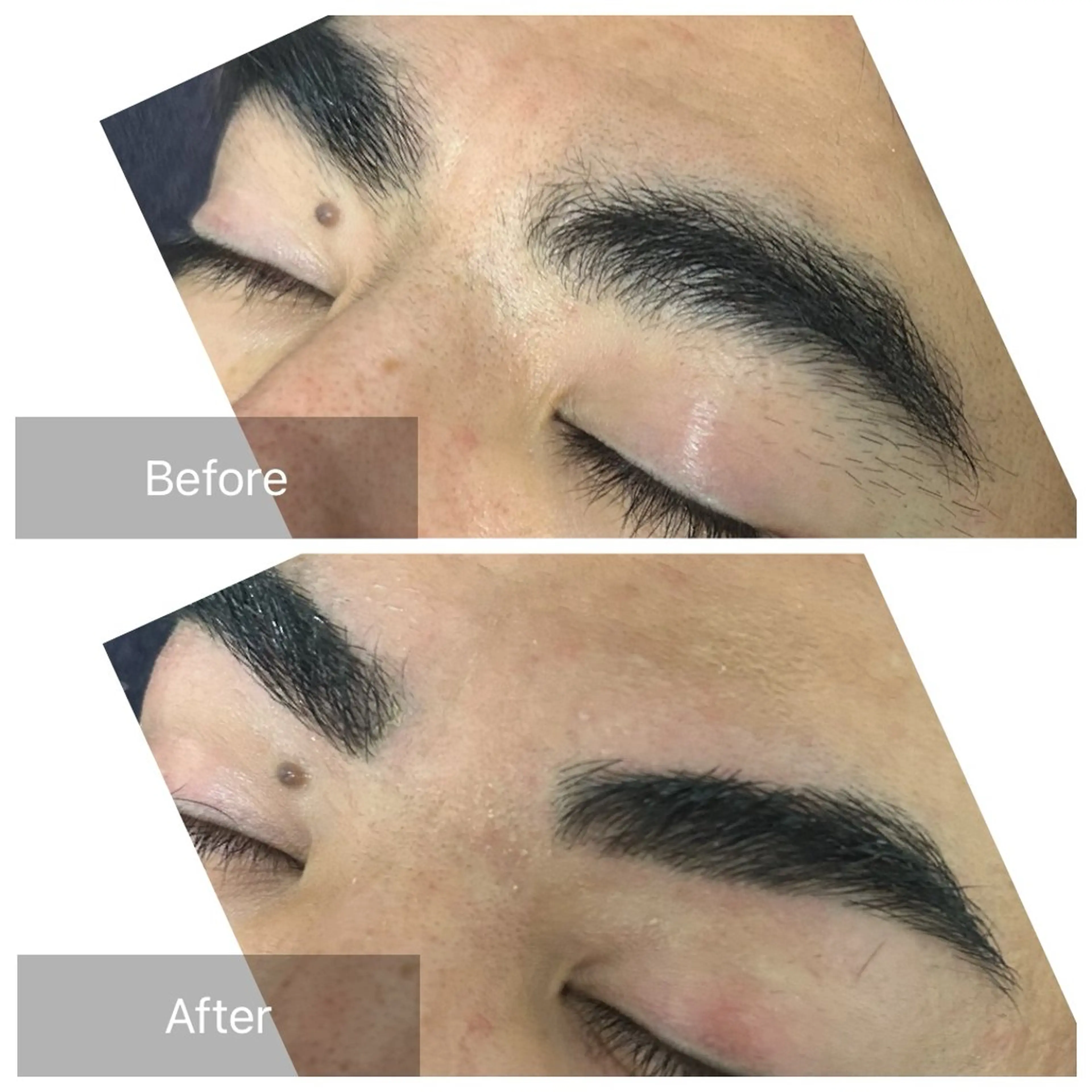 メンズ アイブロウ 眉毛ワックス脱毛 ワックス脱毛 エマニエル USAのエステ・リラクイメージ