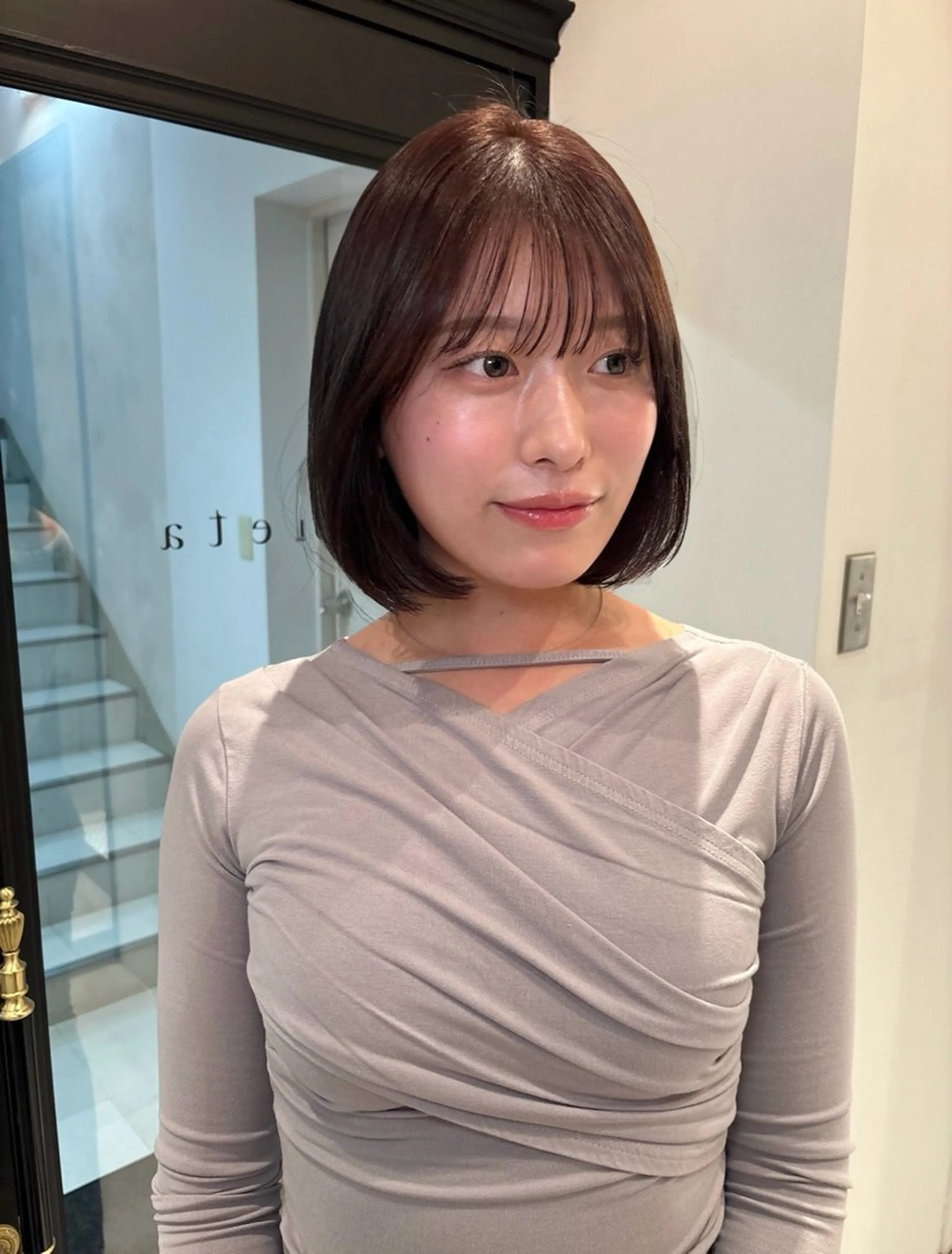 ショート rizu　/ ボブ /中明度カラー❤︎のヘアスタイル