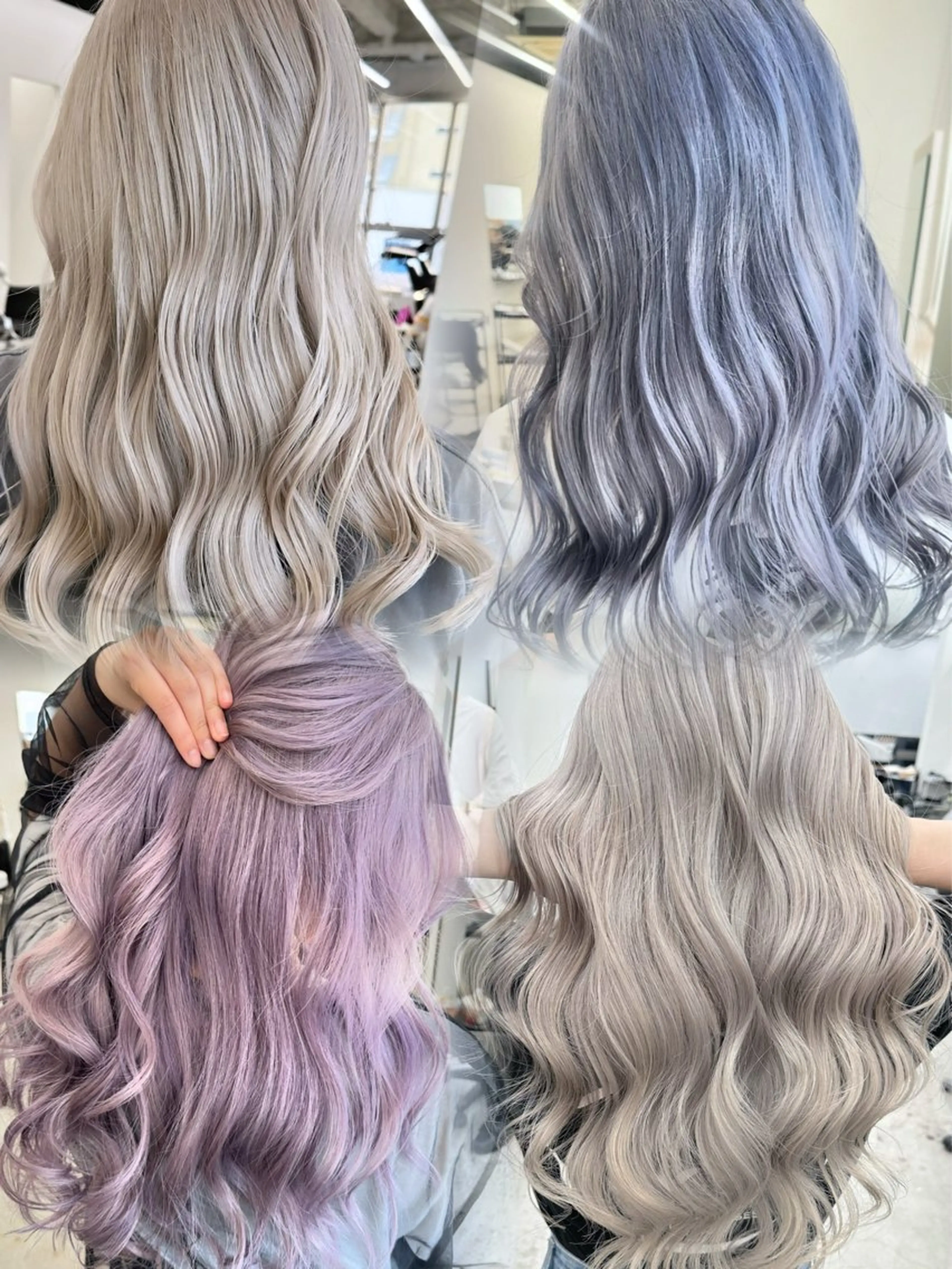 ロング カラー ヘアアレンジ ベージュカラー ブリーチ 抜きっぱなしブロンド ブロンド ブラウンカラー ヘアカラー GO TODAY シェアサロン 原宿本店所属・原宿ハイトーンカラー 🌼みるい🌼のヘアスタイル