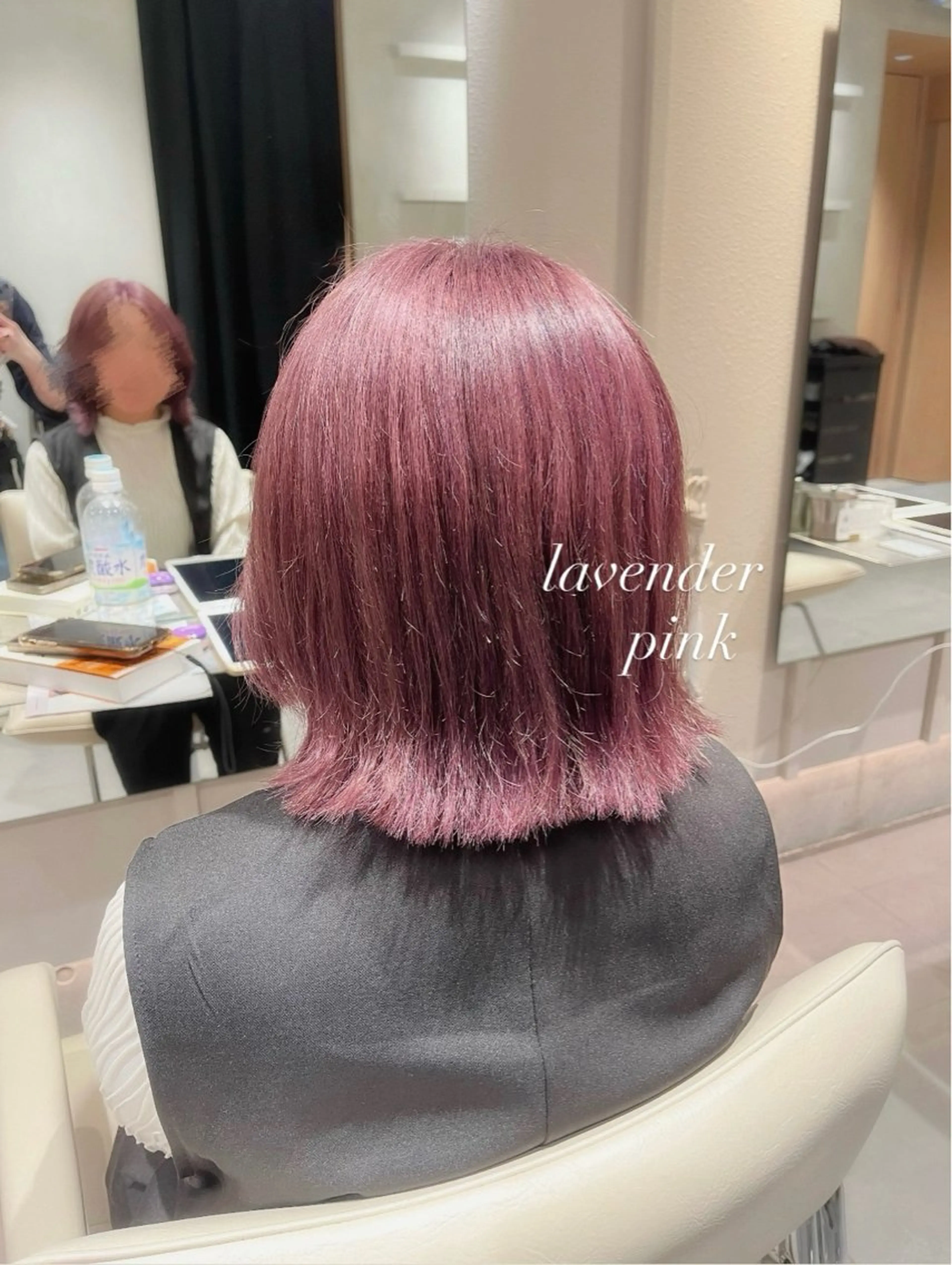 ミディアム カラー 艶髪ハイトーン/ レイヤー/yuiのヘアスタイル