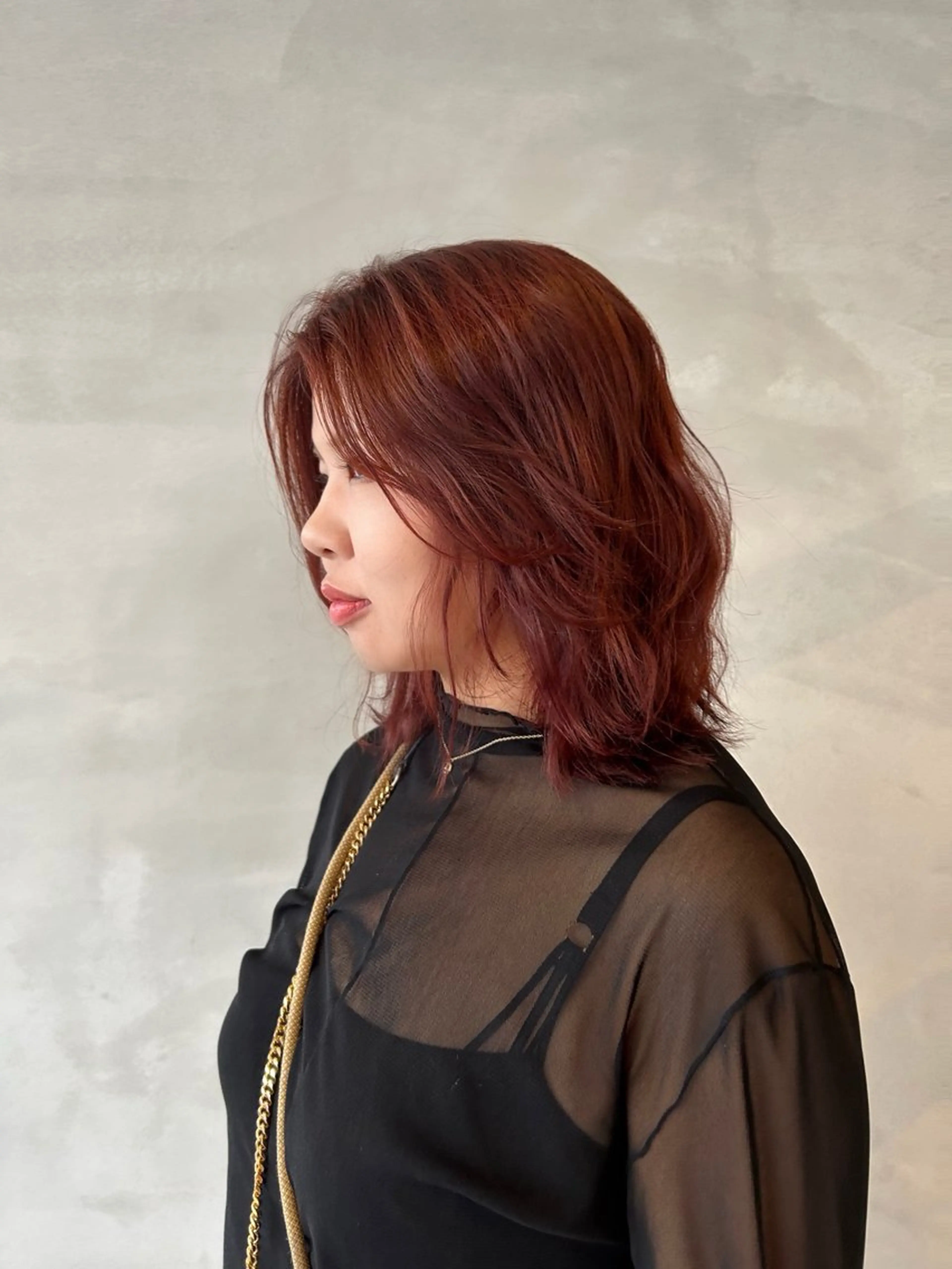 ミディアム カット ヘアカラー トリートメント hale所属・hale airiのヘアスタイル