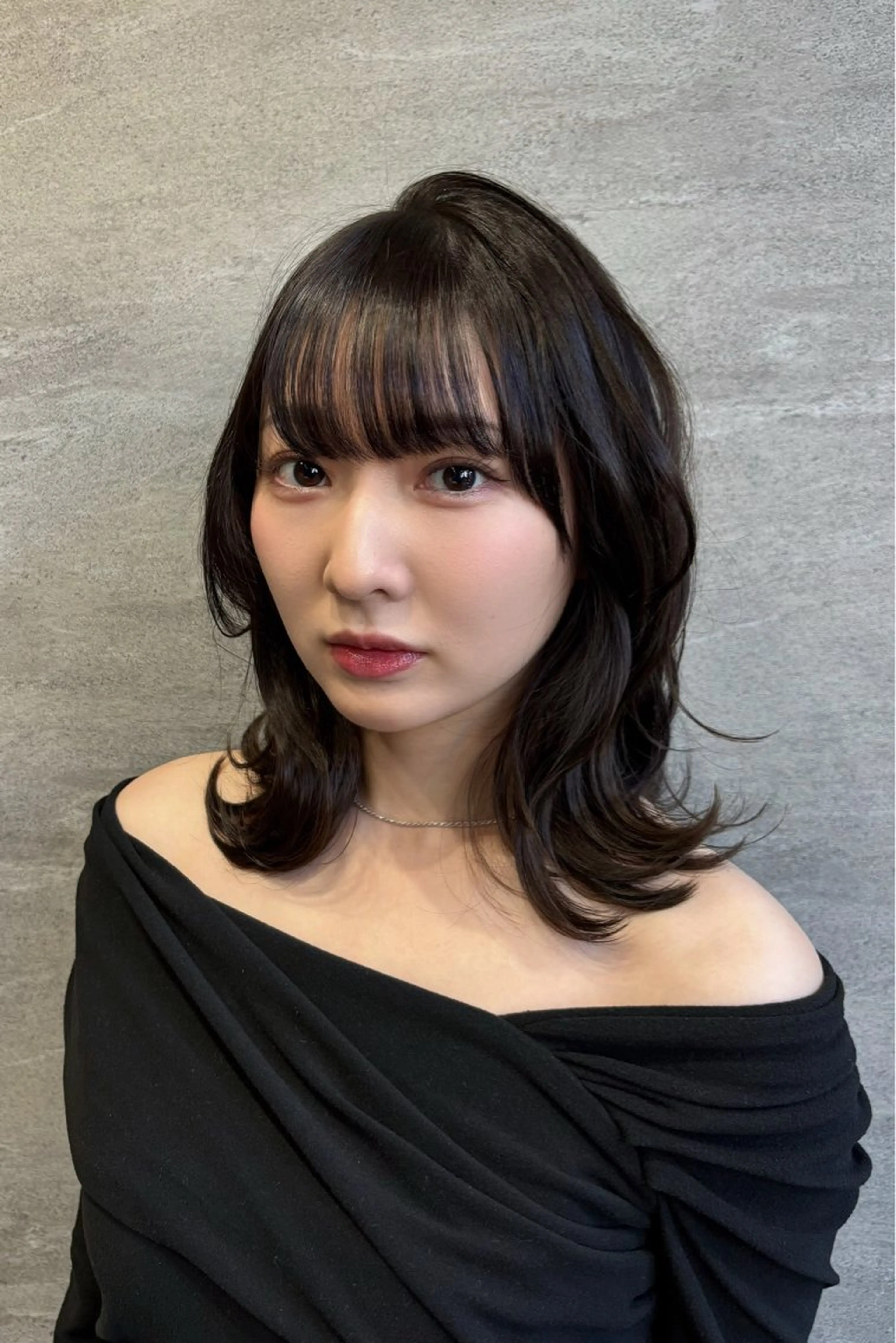 ミディアム カラー カット ヘアカラー トリートメント 永井大樹✨ 透明感カラー✨のヘアスタイル