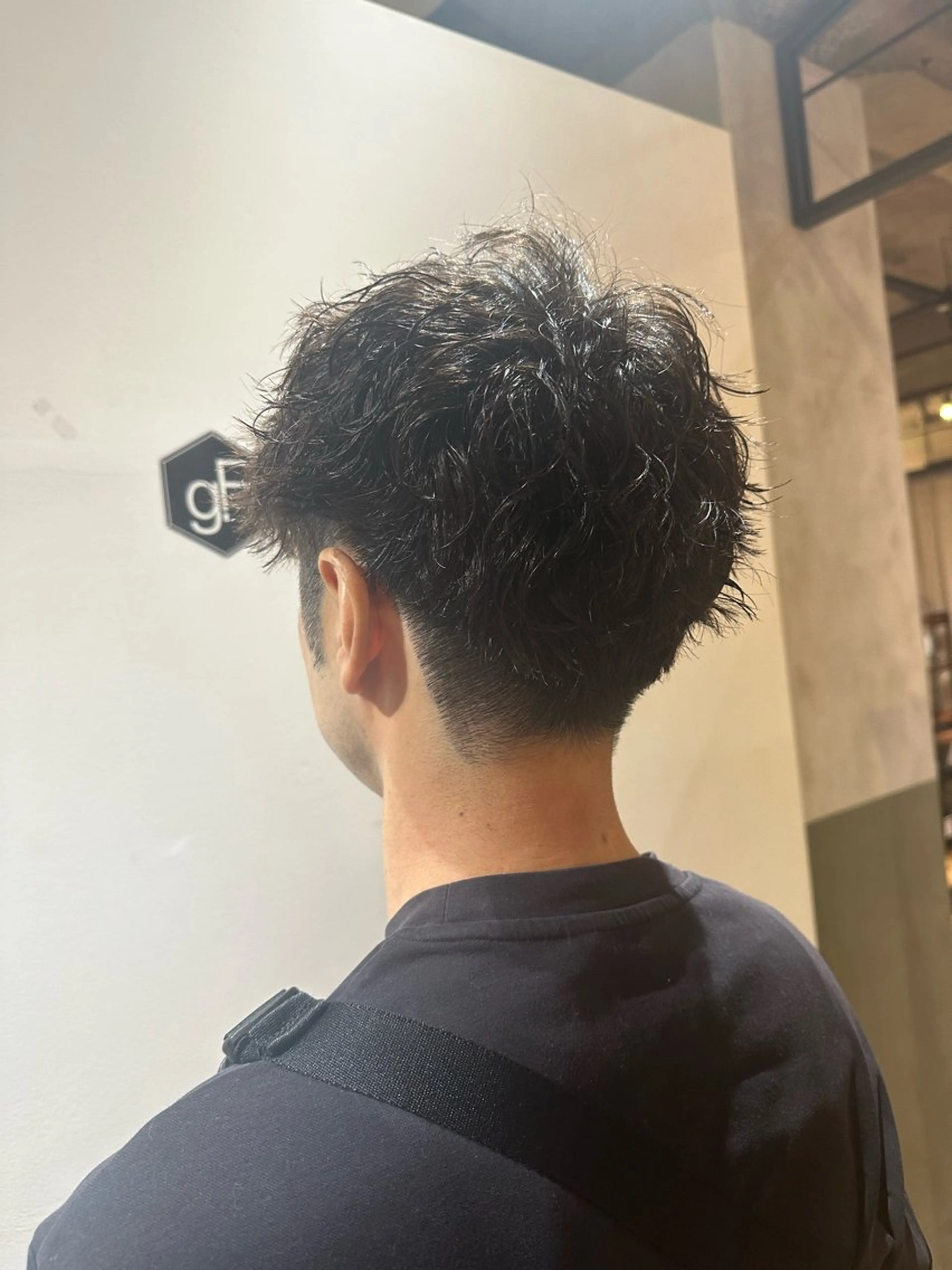 パーマ メンズ カット パーマ いまじゅく あおいのヘアスタイル