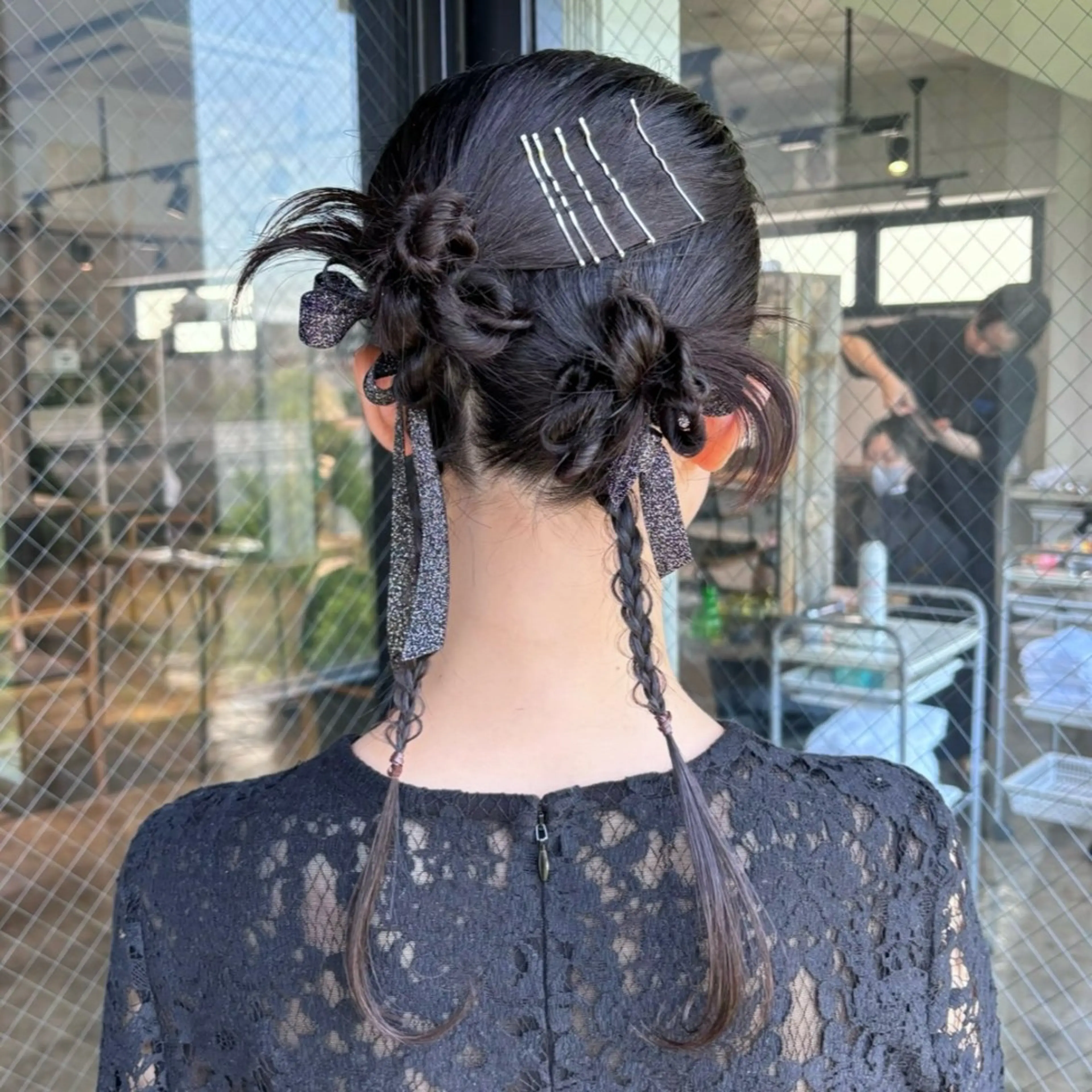 ロング ヘアアレンジ 💫miyu💫デザ インカラー/アレンジのヘアスタイル