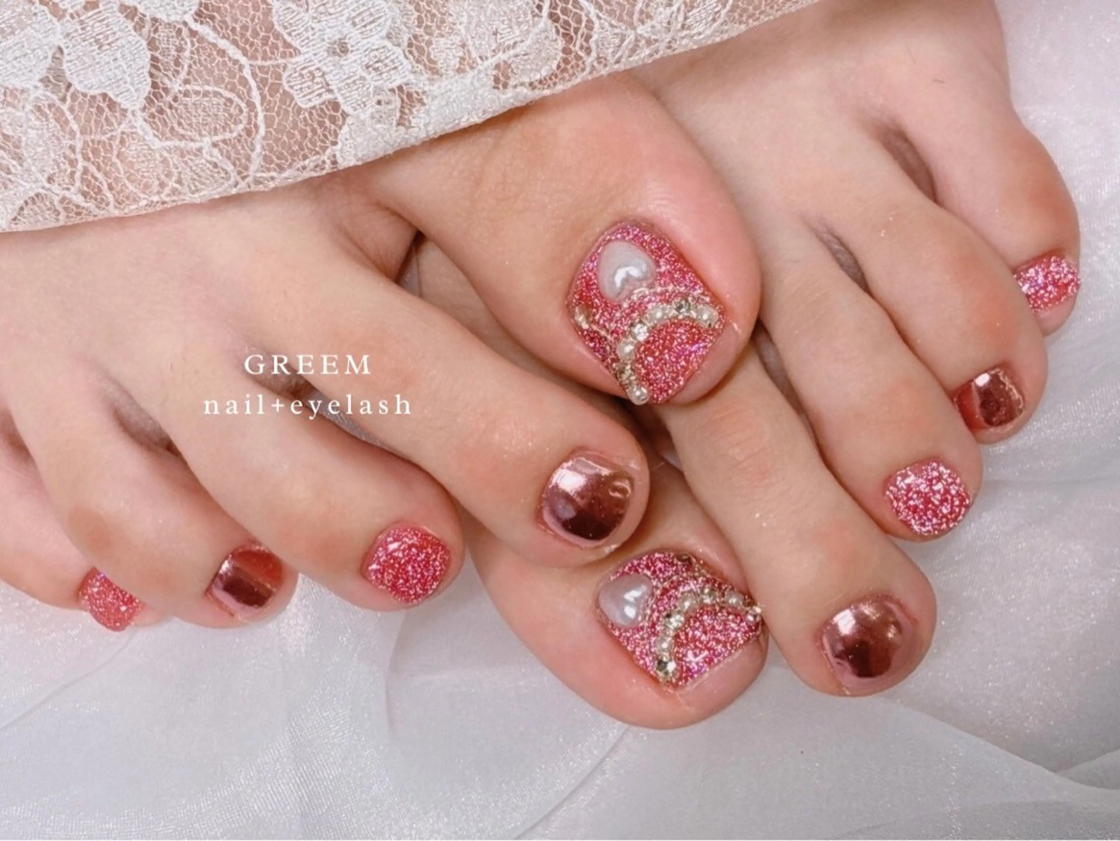 ネイル フットネイル GREEM グリームのネイルデザイン