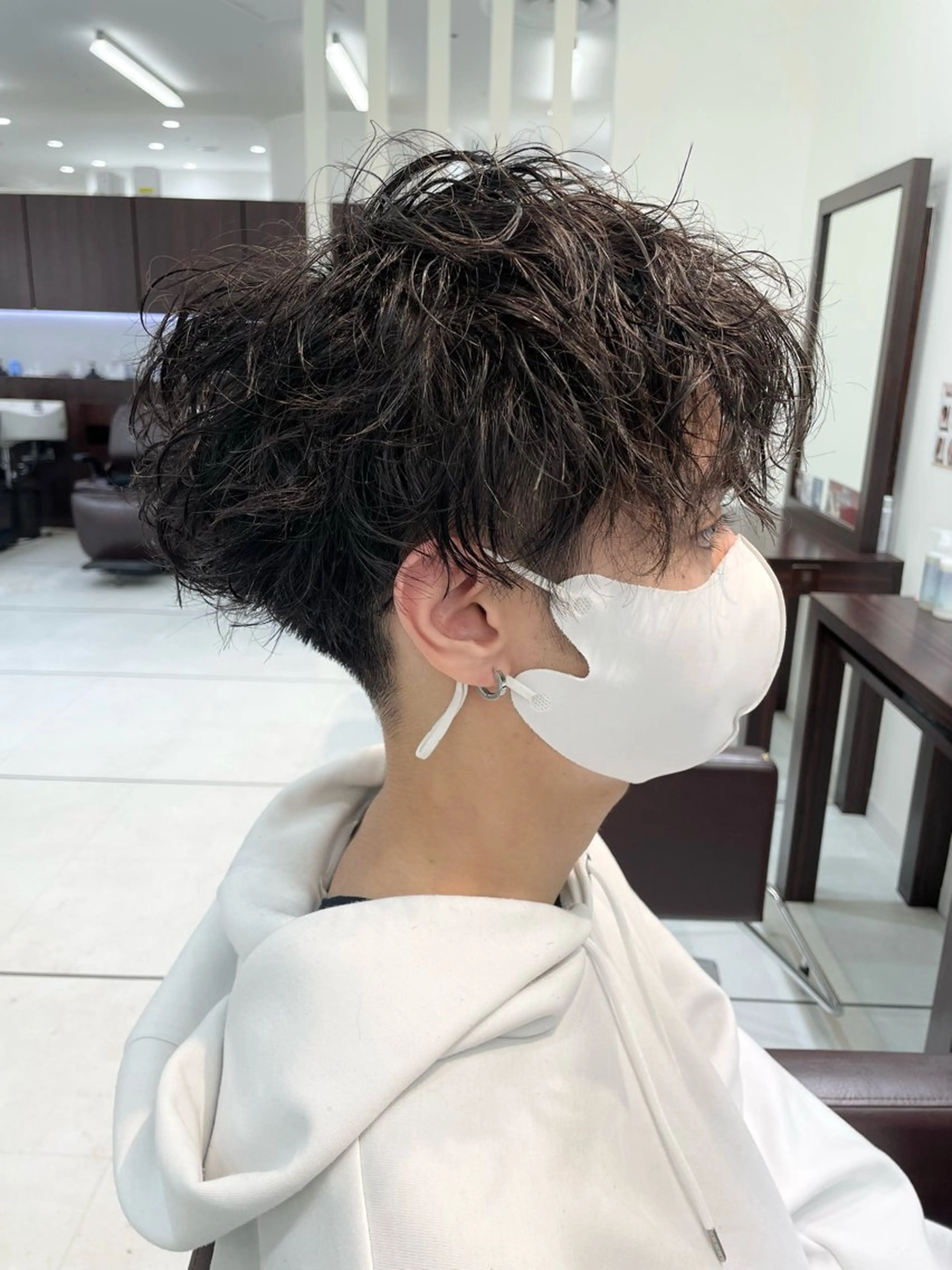 パーマ メンズ メンズパーマ スパイラルパーマ TAYA千葉そごう店所属・【千葉駅南口歩1分】 MAKAのヘアスタイル