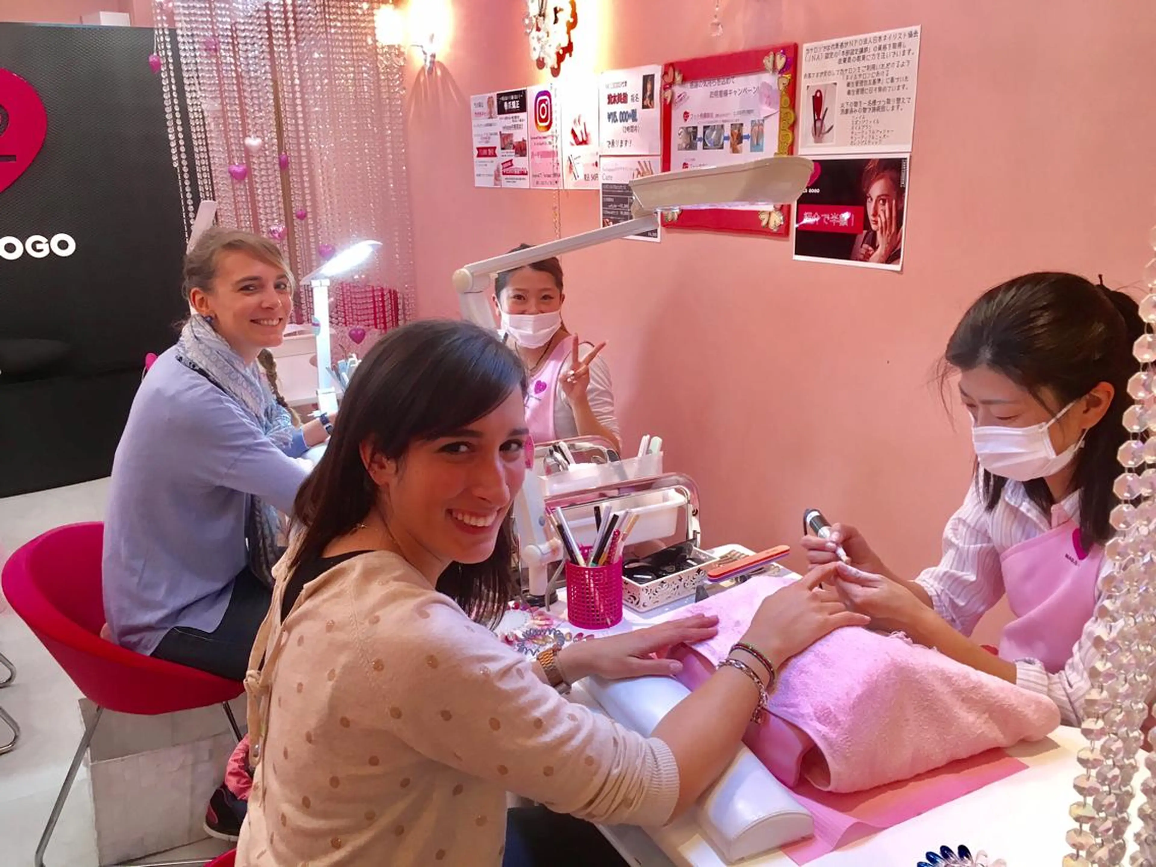 ショート カラー ネイル NAILSGOGO shibuyaのネイルデザイン