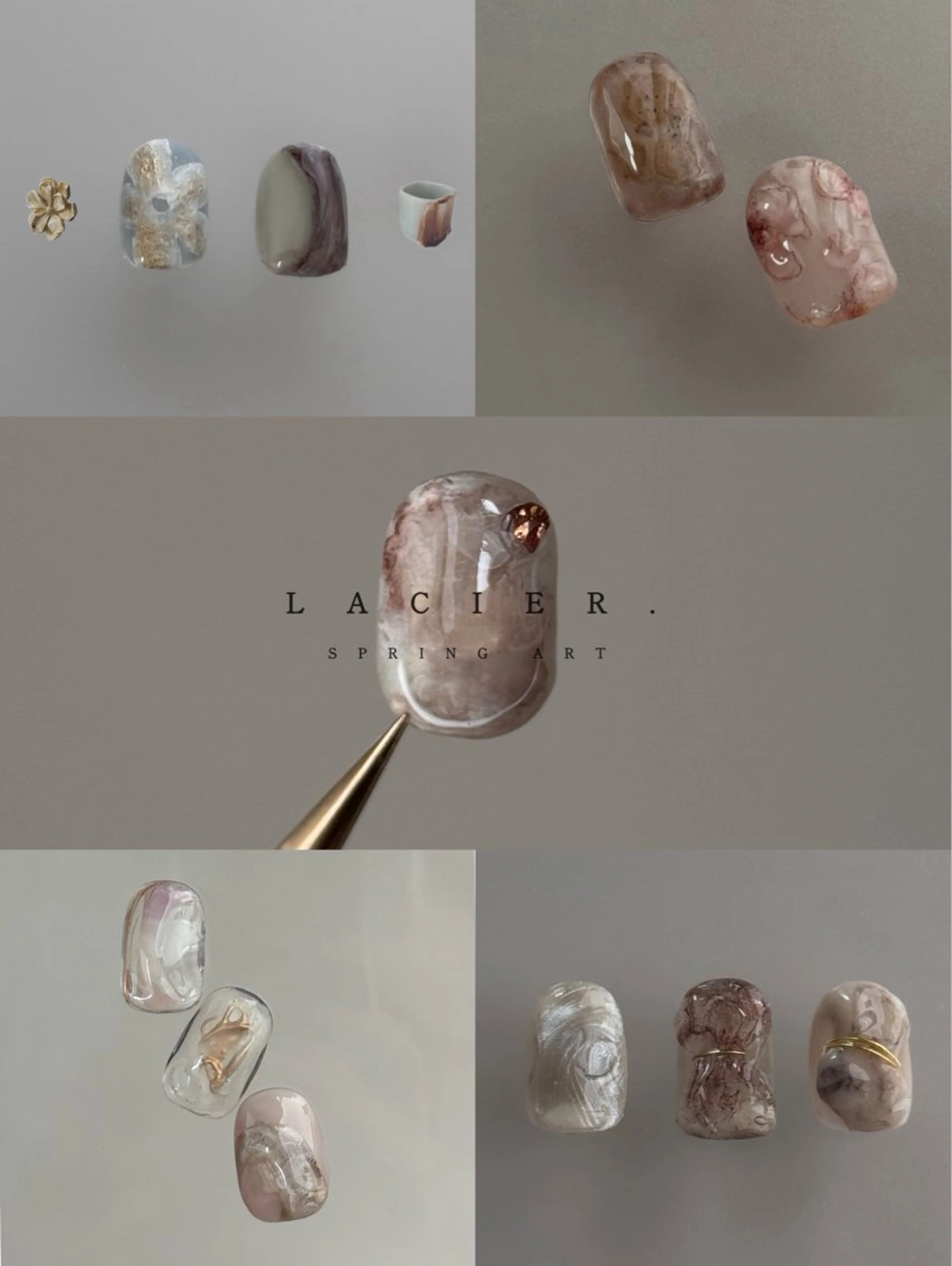 ネイル ニュアンスネイル ハンドネイル lacier nailのネイルデザイン