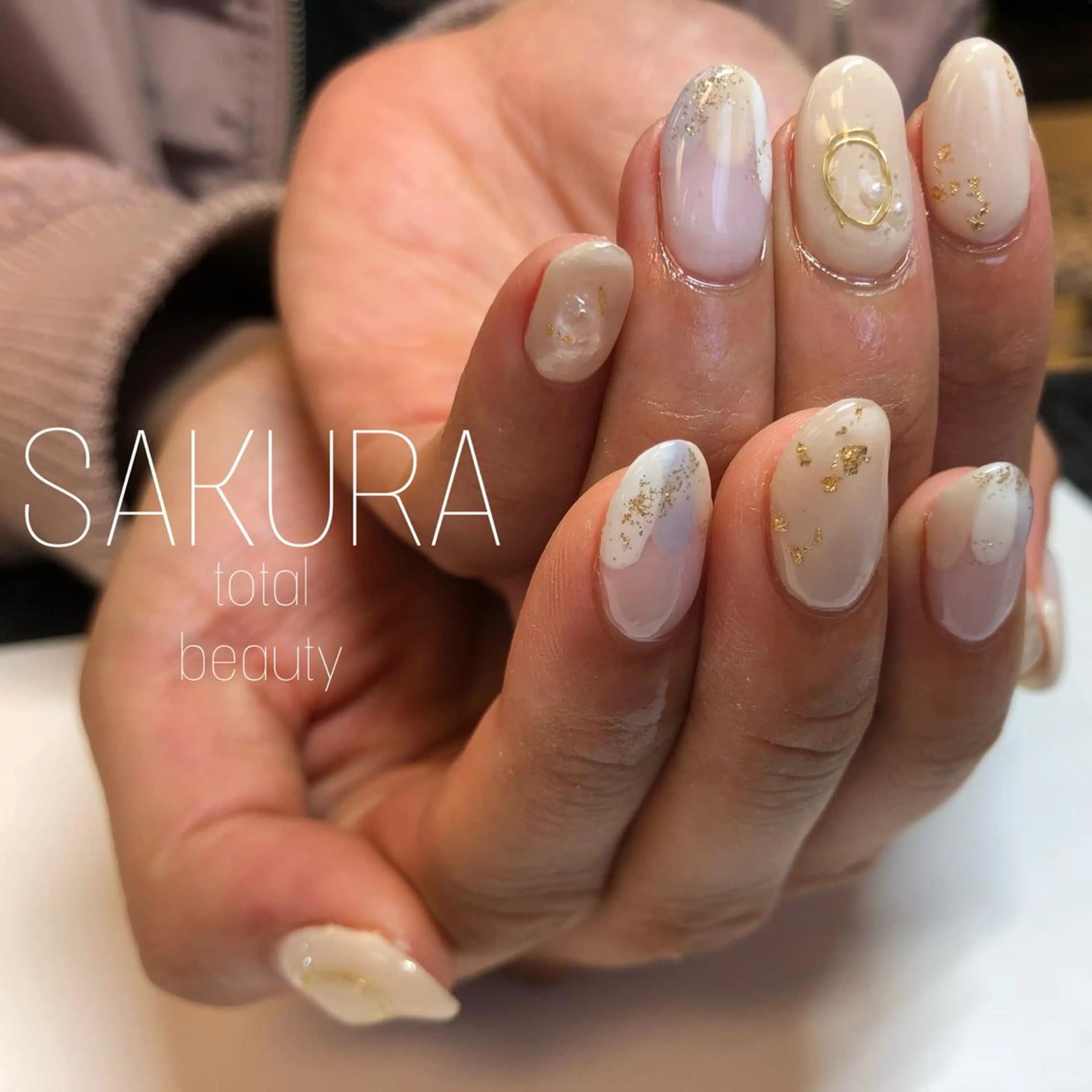 ネイル ハンドネイル フットネイル SAKURA 山野のネイルデザイン
