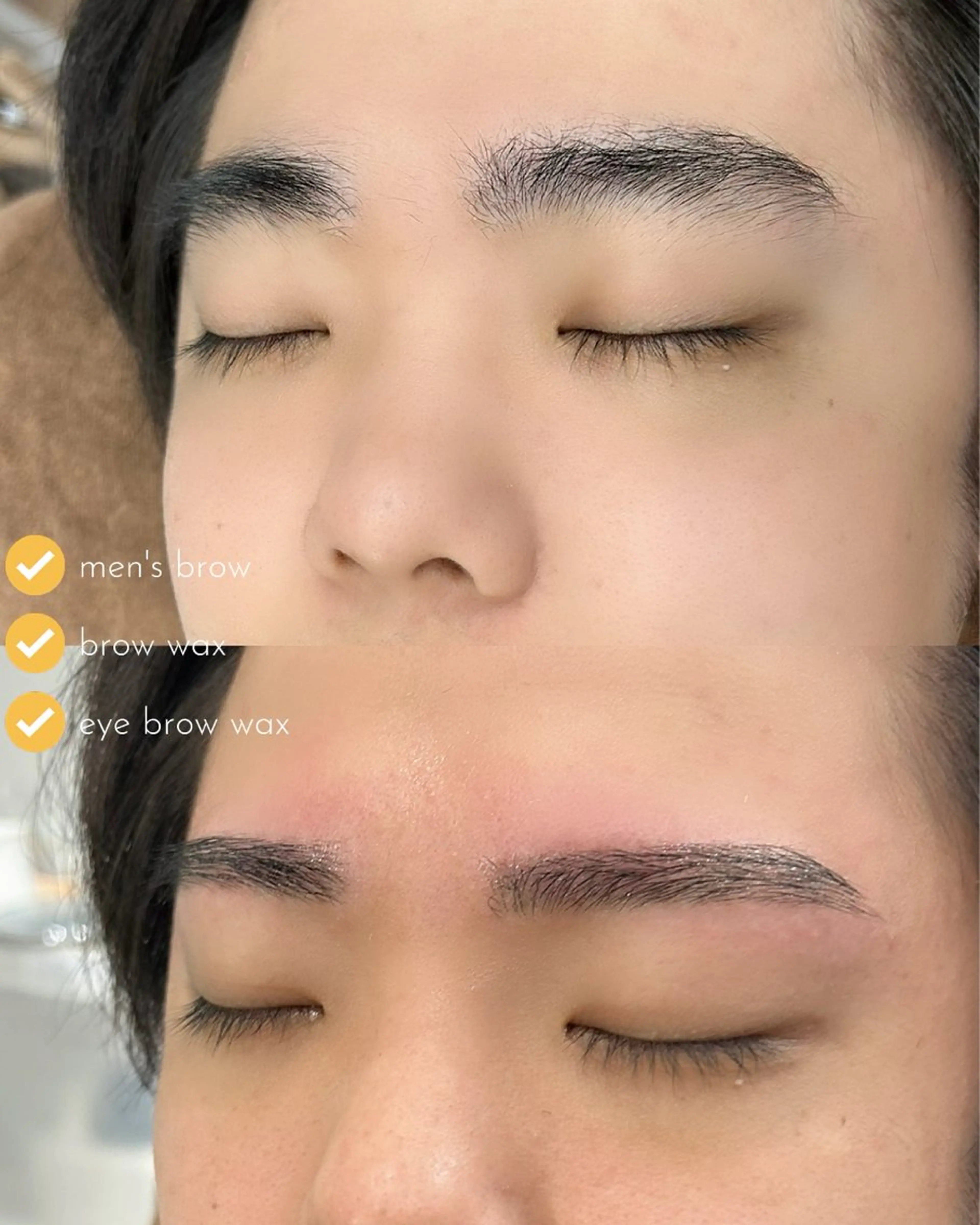 メンズ アイブロウ ワックス脱毛 眉カット その他(アイブロウ) KANA 駐車場ありお子様歓迎のマツエク・マツパデザイン