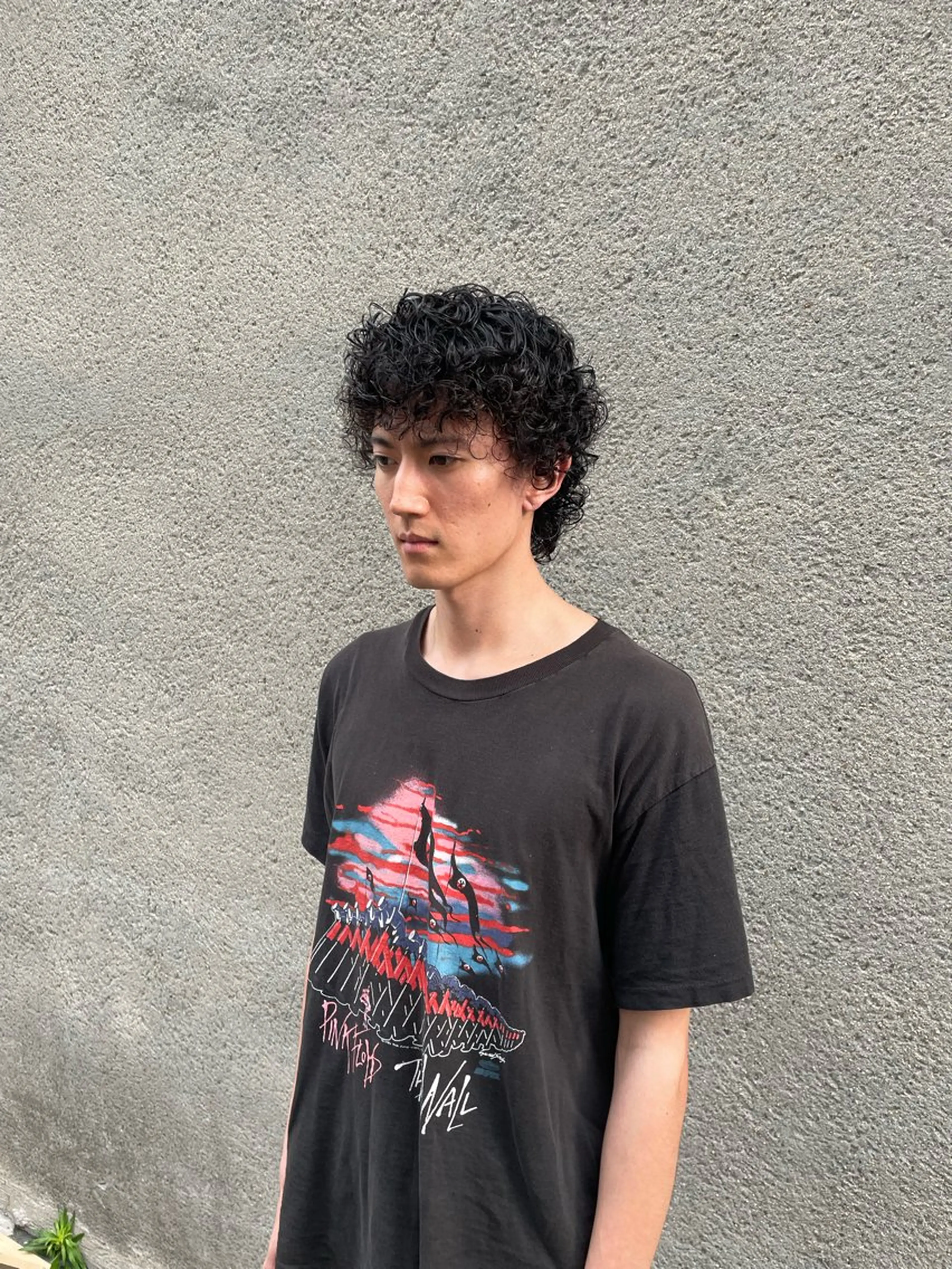 パーマ メンズ メンズパーマ 慎太朗/パーマ/ボブ /センターパートのヘアスタイル