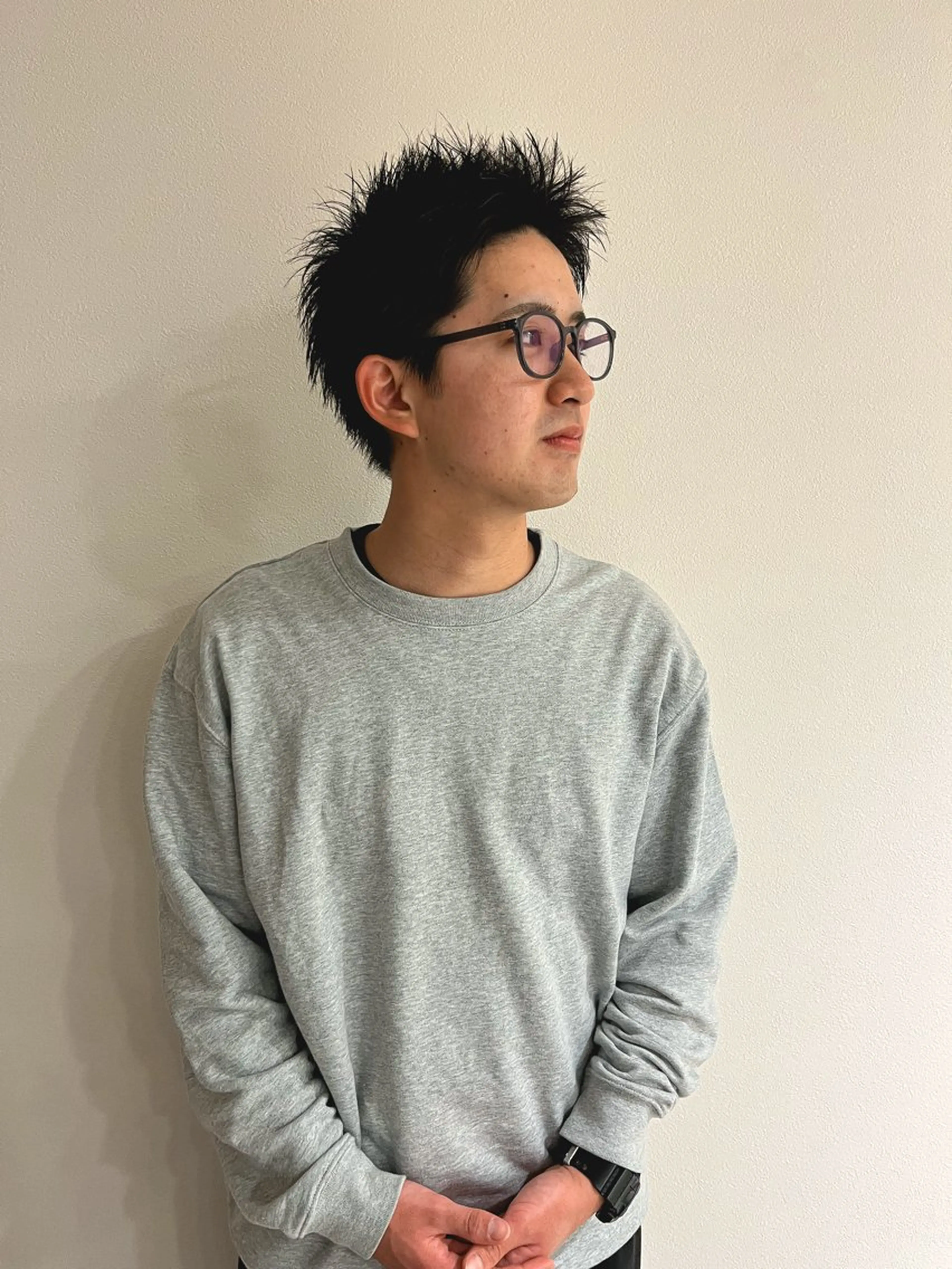 ショート メンズ スパイキーショート ショートヘア メンズハイトーン/栄 /イトウタケルのヘアスタイル