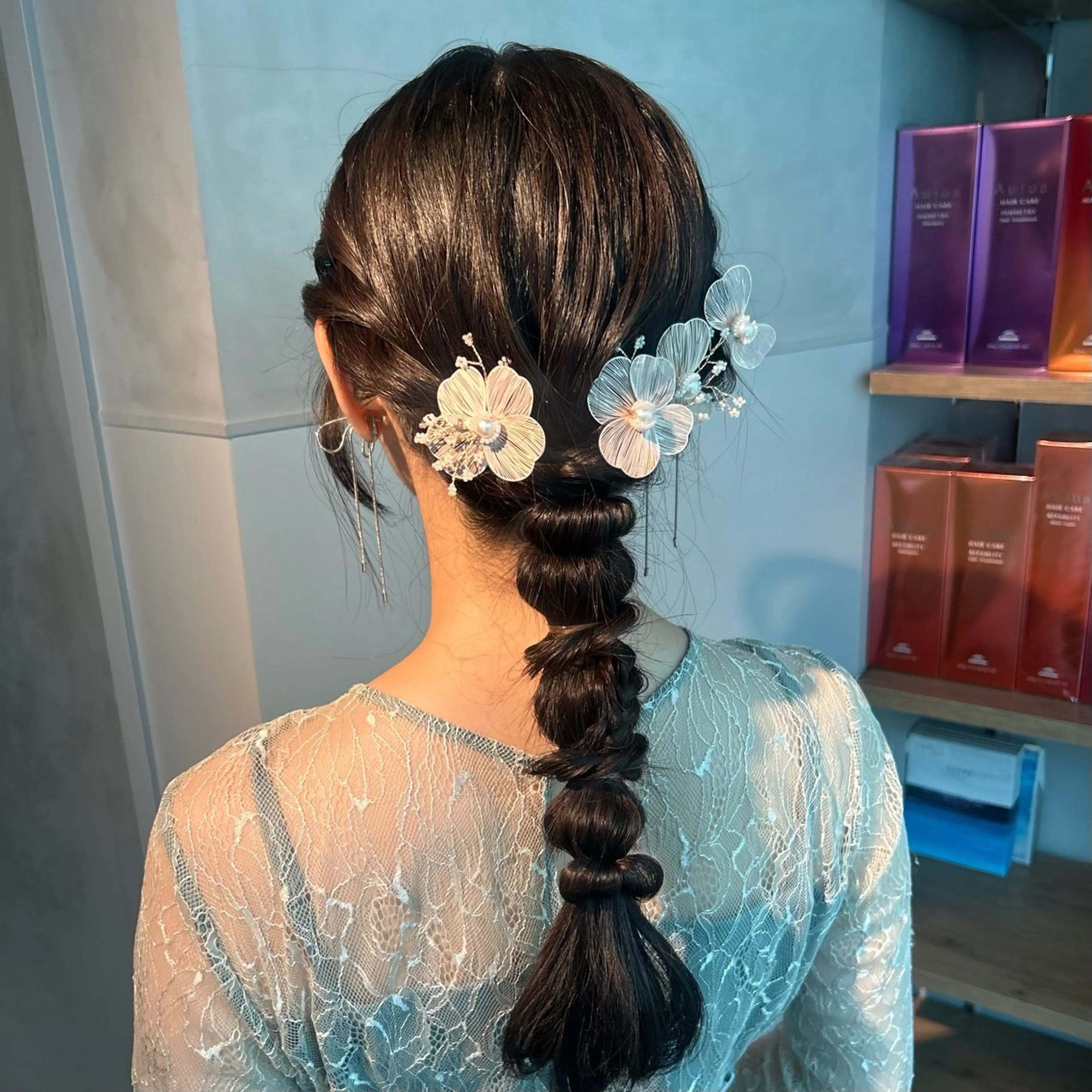 ヘアアレンジ 透明感カラー🫧 ✴︎meiのヘアスタイル