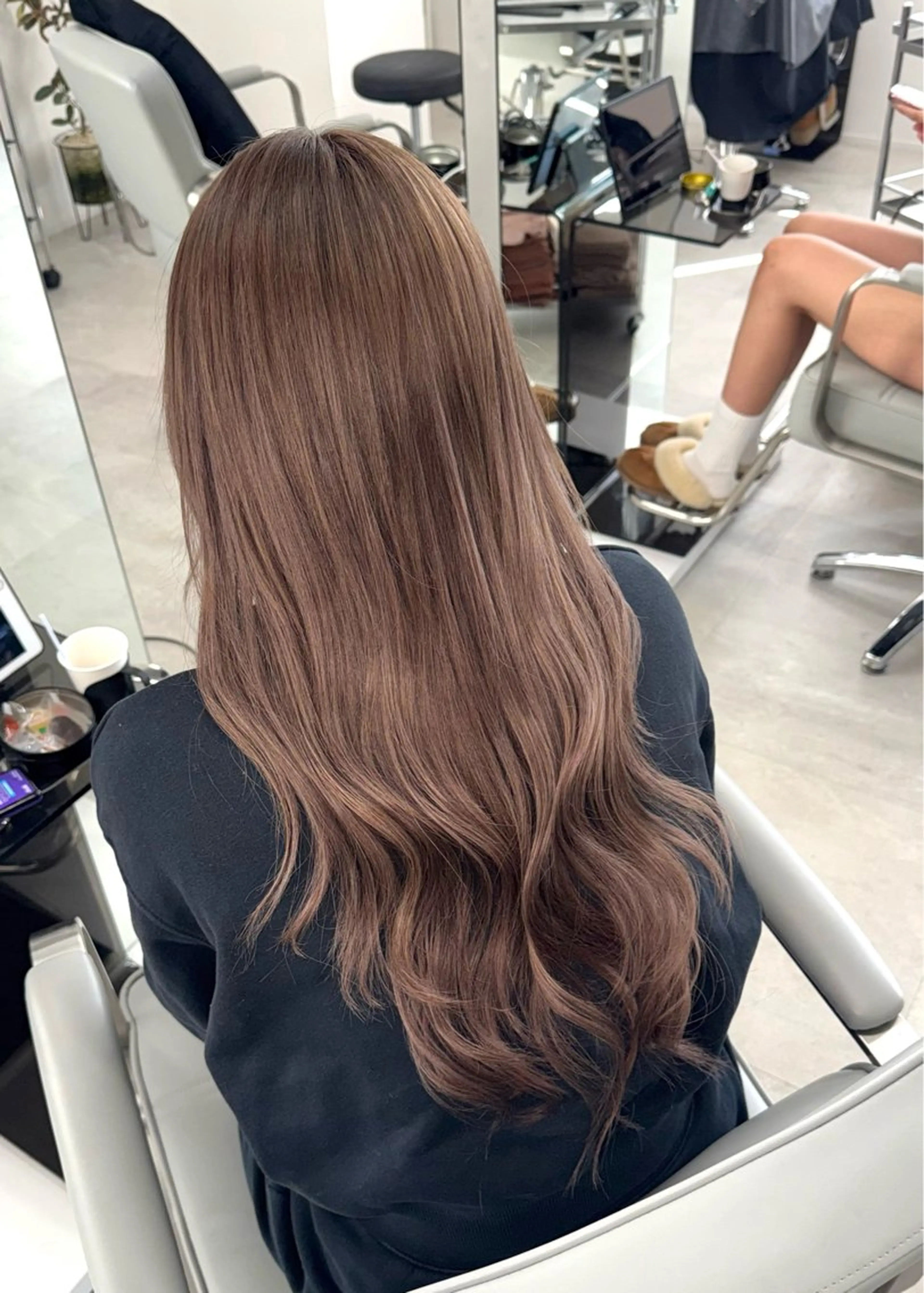 ロング エクステ yuna/透明感 カラー/エクステのヘアスタイル