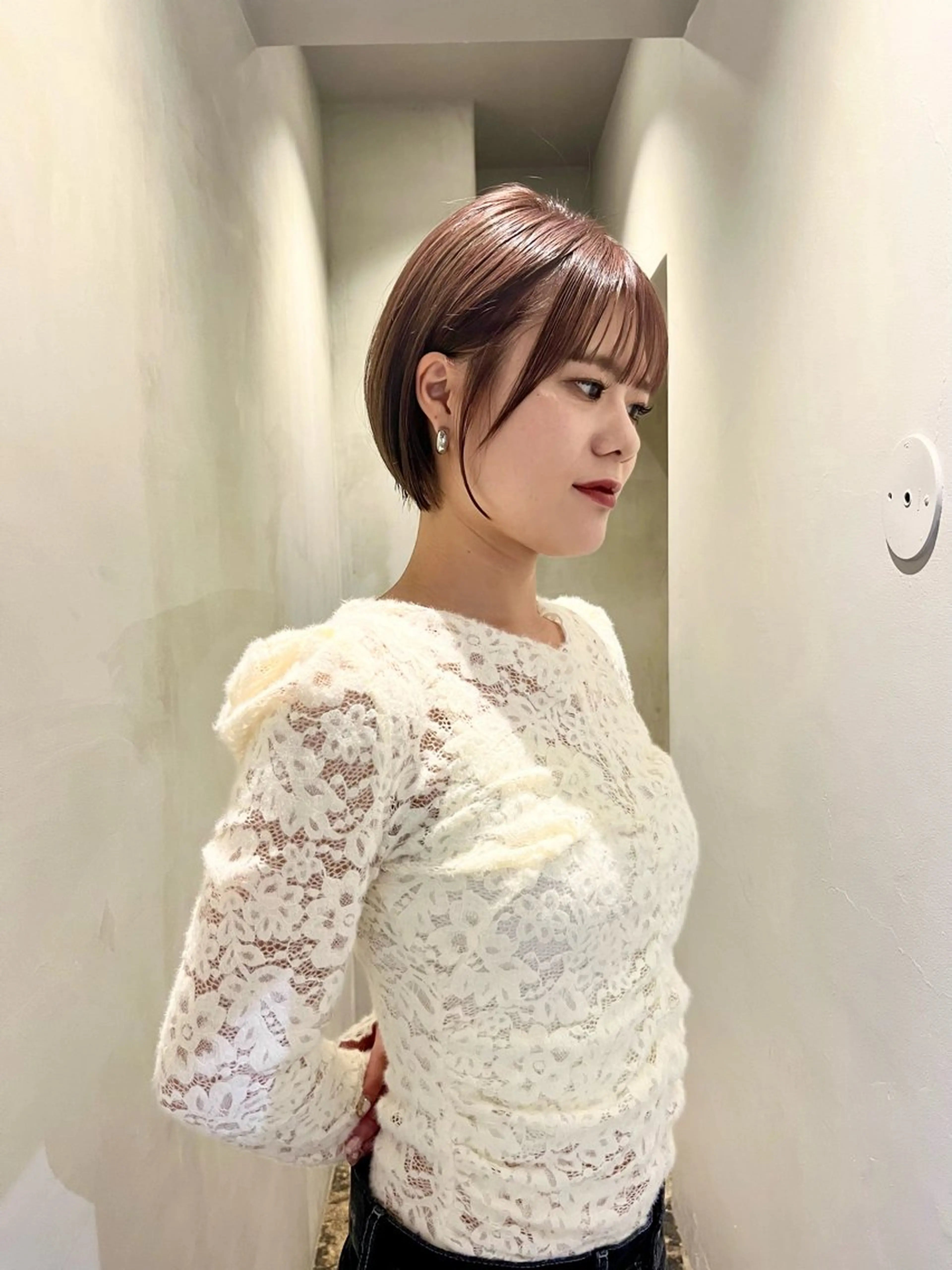 ショート カラー ロエ平尾山荘所属・ショート/ハイライト /平尾/薬院/綜一郎のヘアスタイル