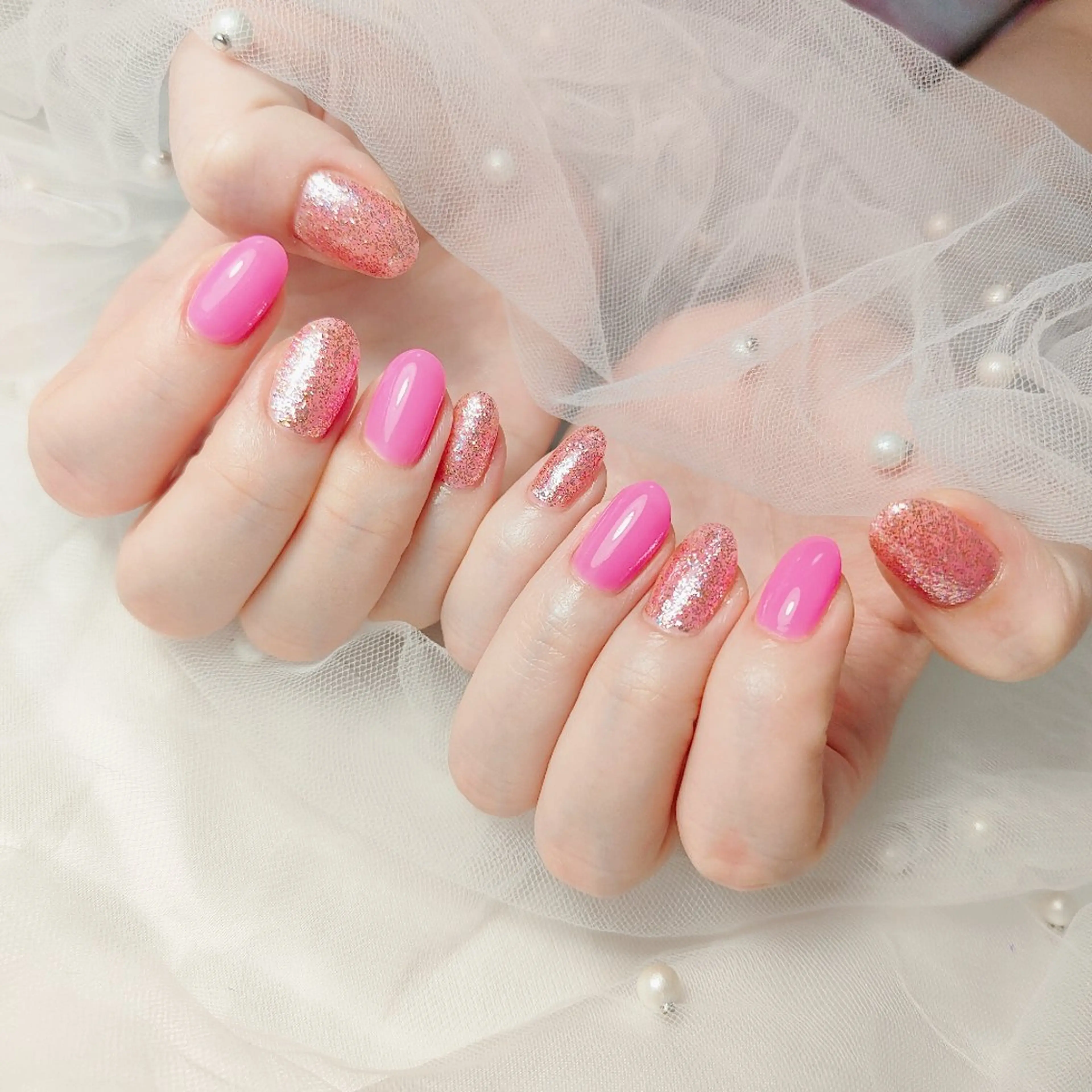 ネイル フラッシュネイル ハンドネイル CLEAR NAILのネイルデザイン