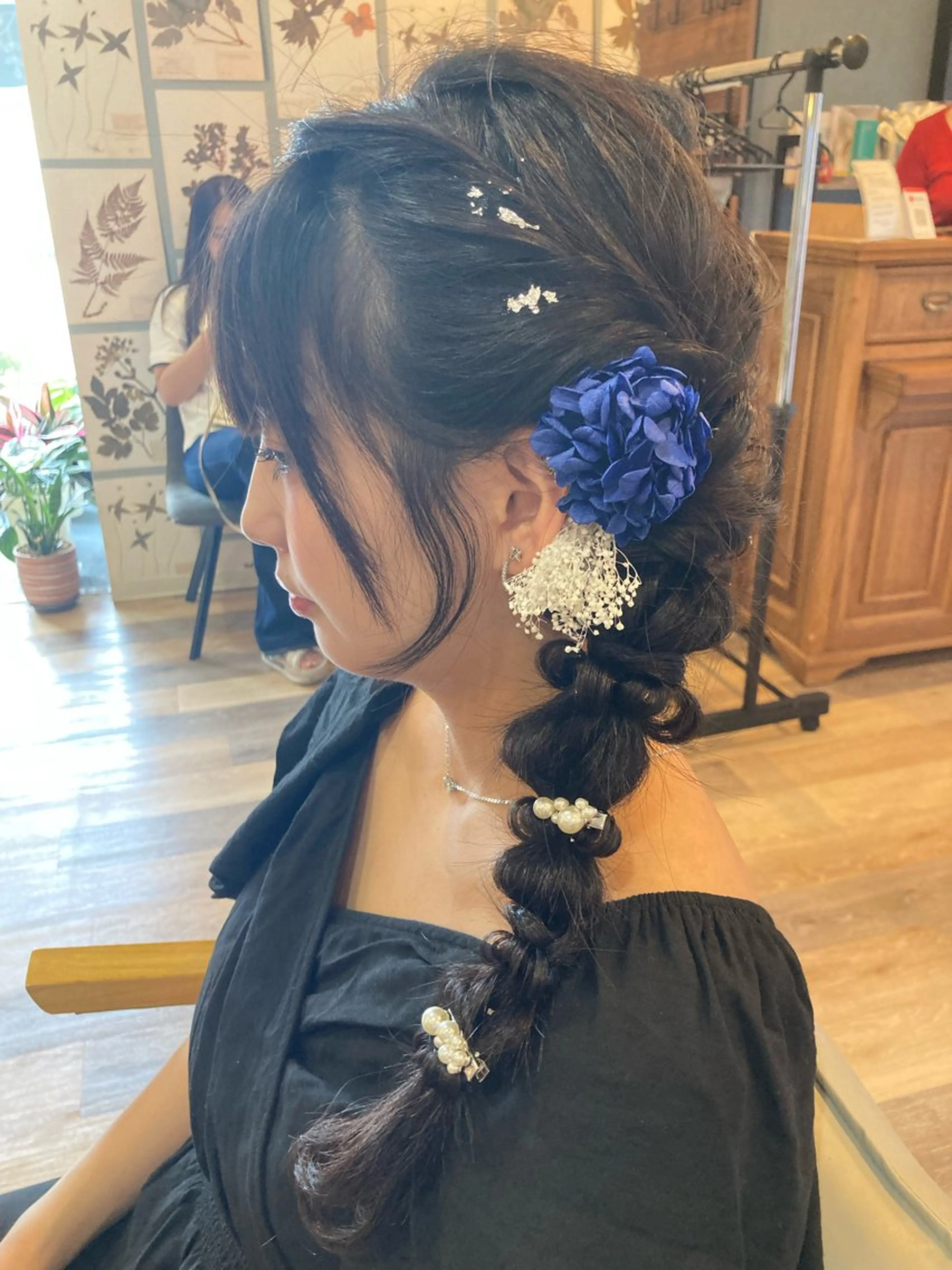 ロング ヘアセット 中野 紹江のヘアスタイル