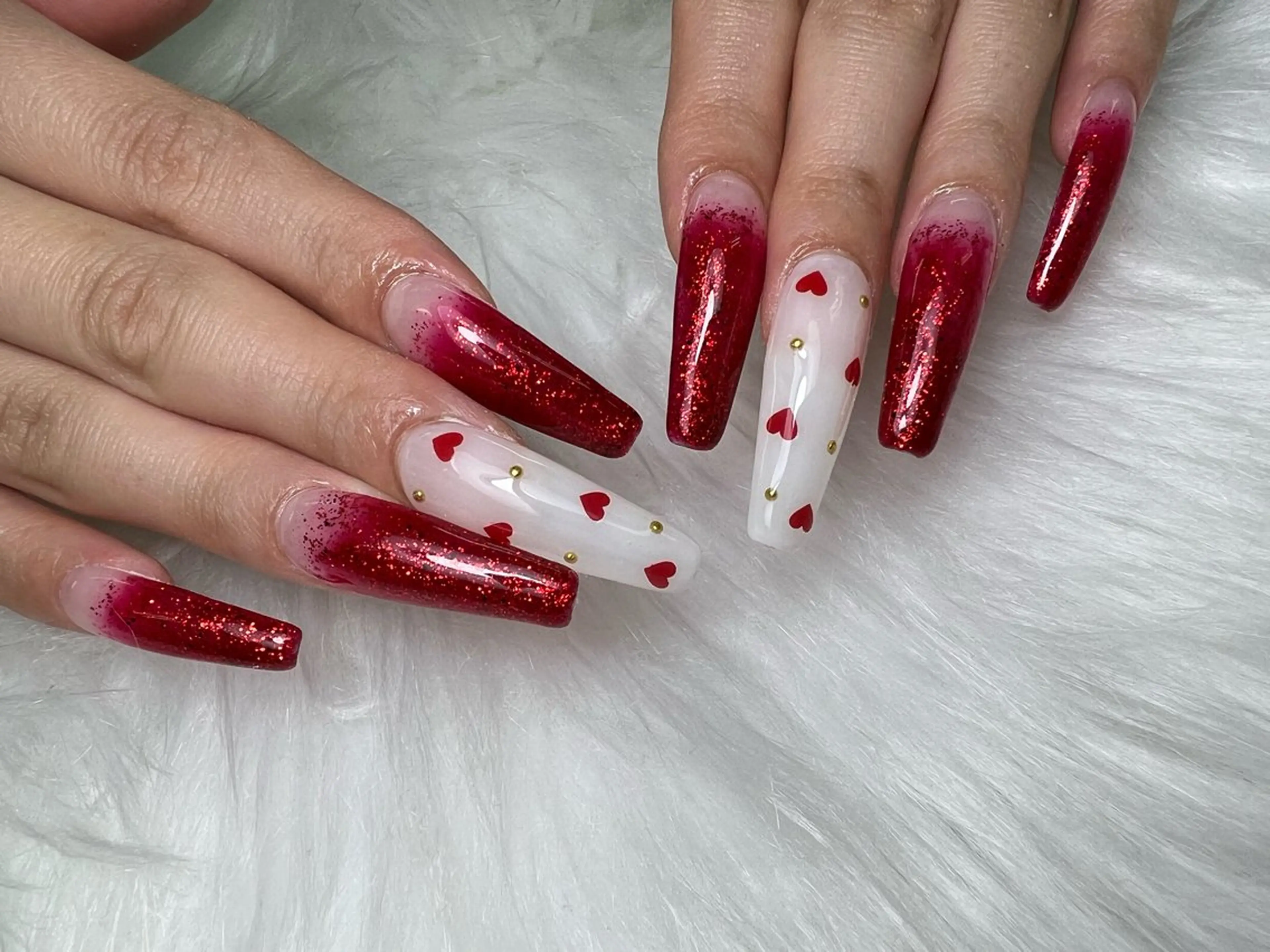 ネイル ハンドネイル Mana‪ ‪·͜· ❤︎‬のネイルデザイン