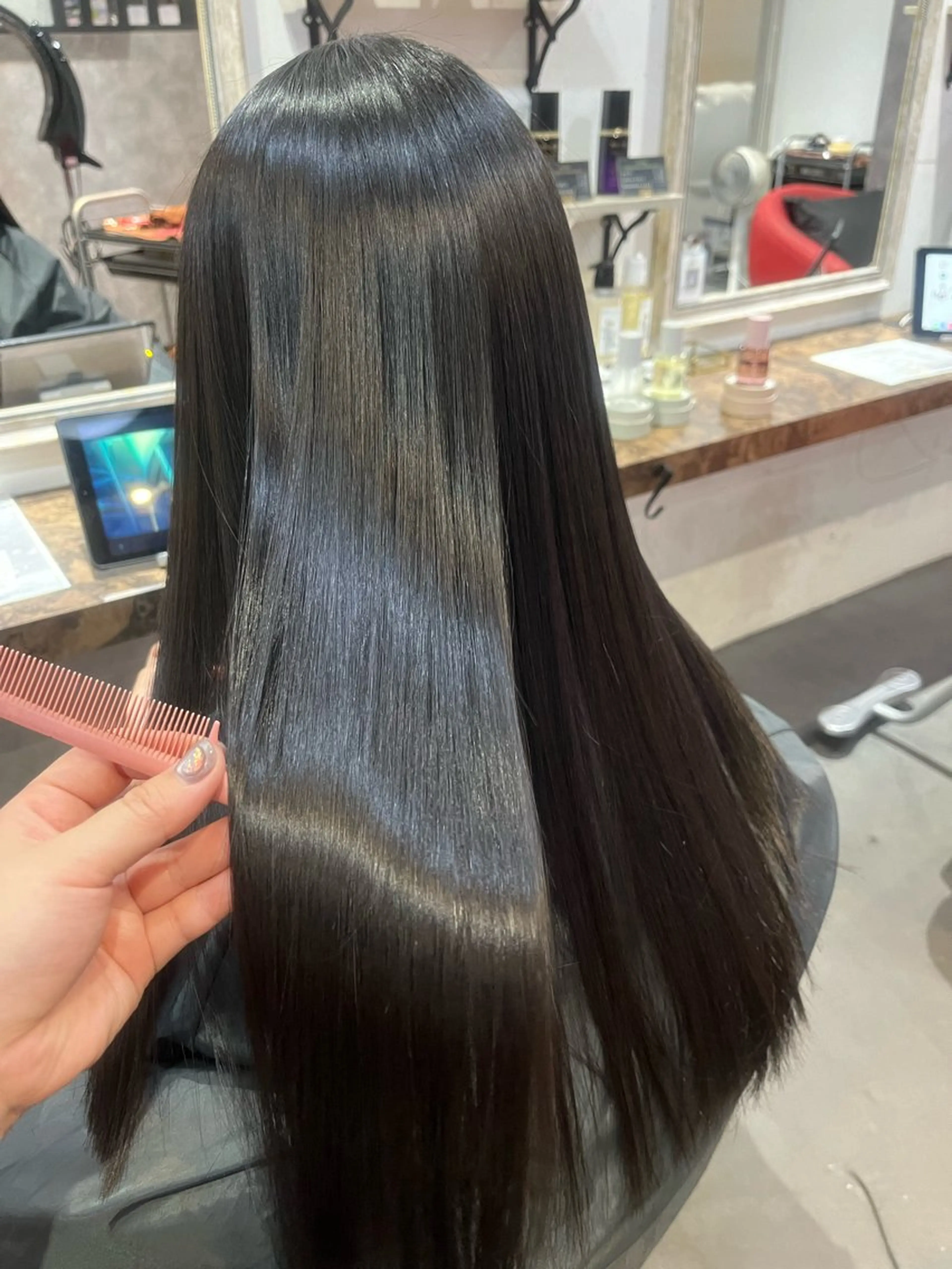 メンテナンスカット＋髪質改善酸性ストレートの写真