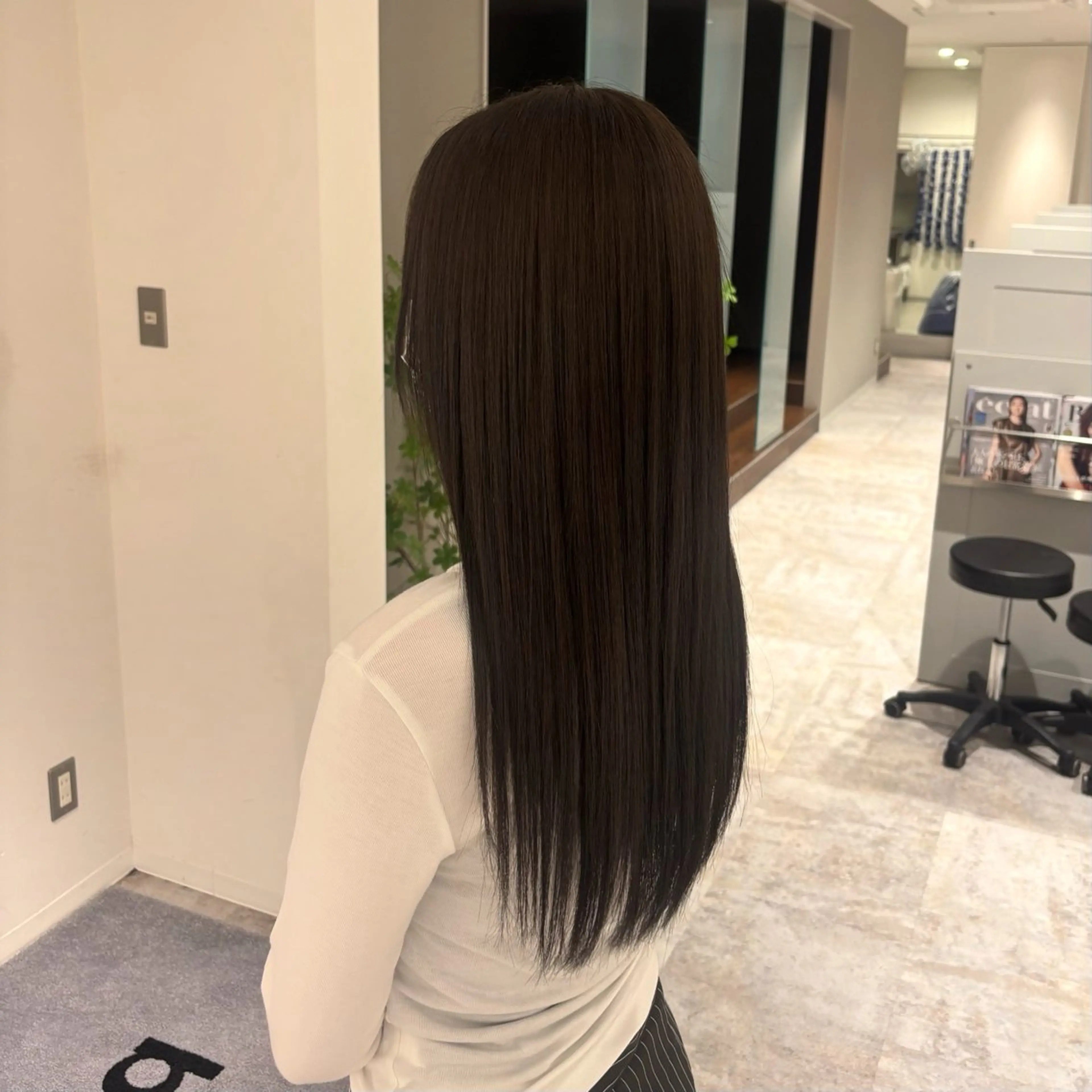 ロング カラー ブラウンカラー bellus所属・田名部 愛乙のヘアスタイル