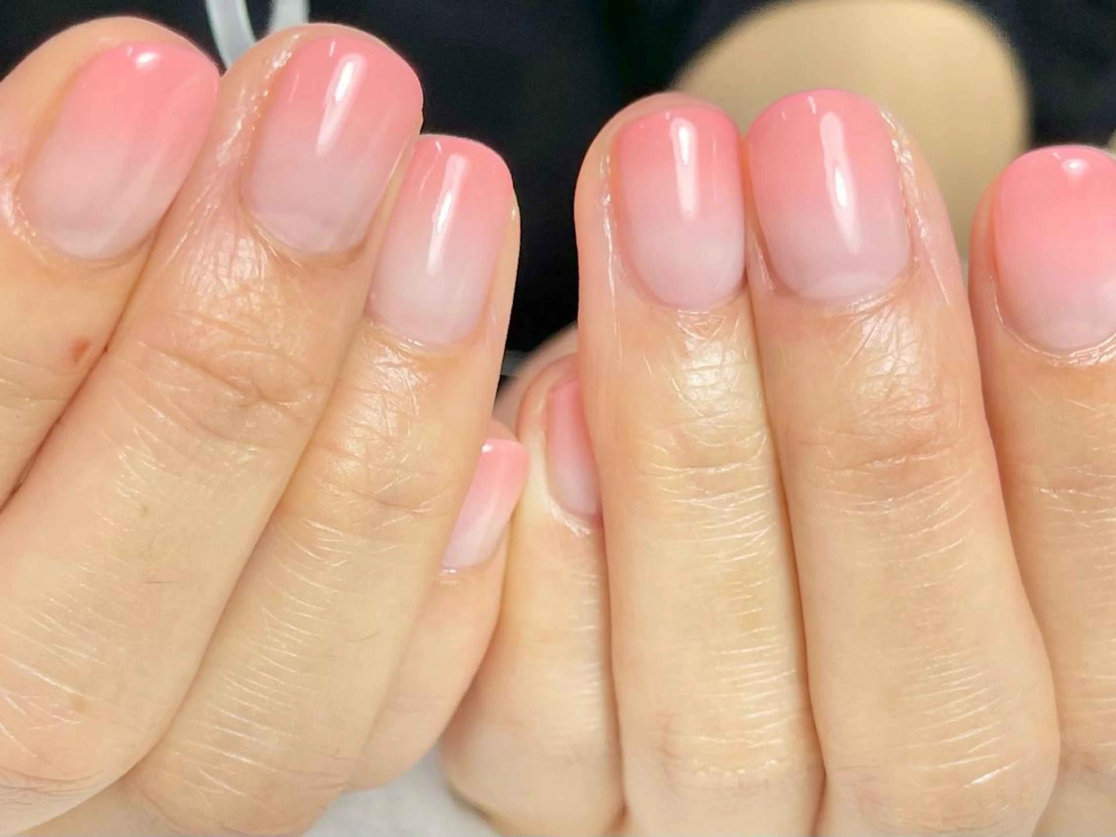 【ドライケア付】オフ込み♪伸びても目立たない💖グラデーション✨しっかりケア＆パラジェル変更500円）の写真