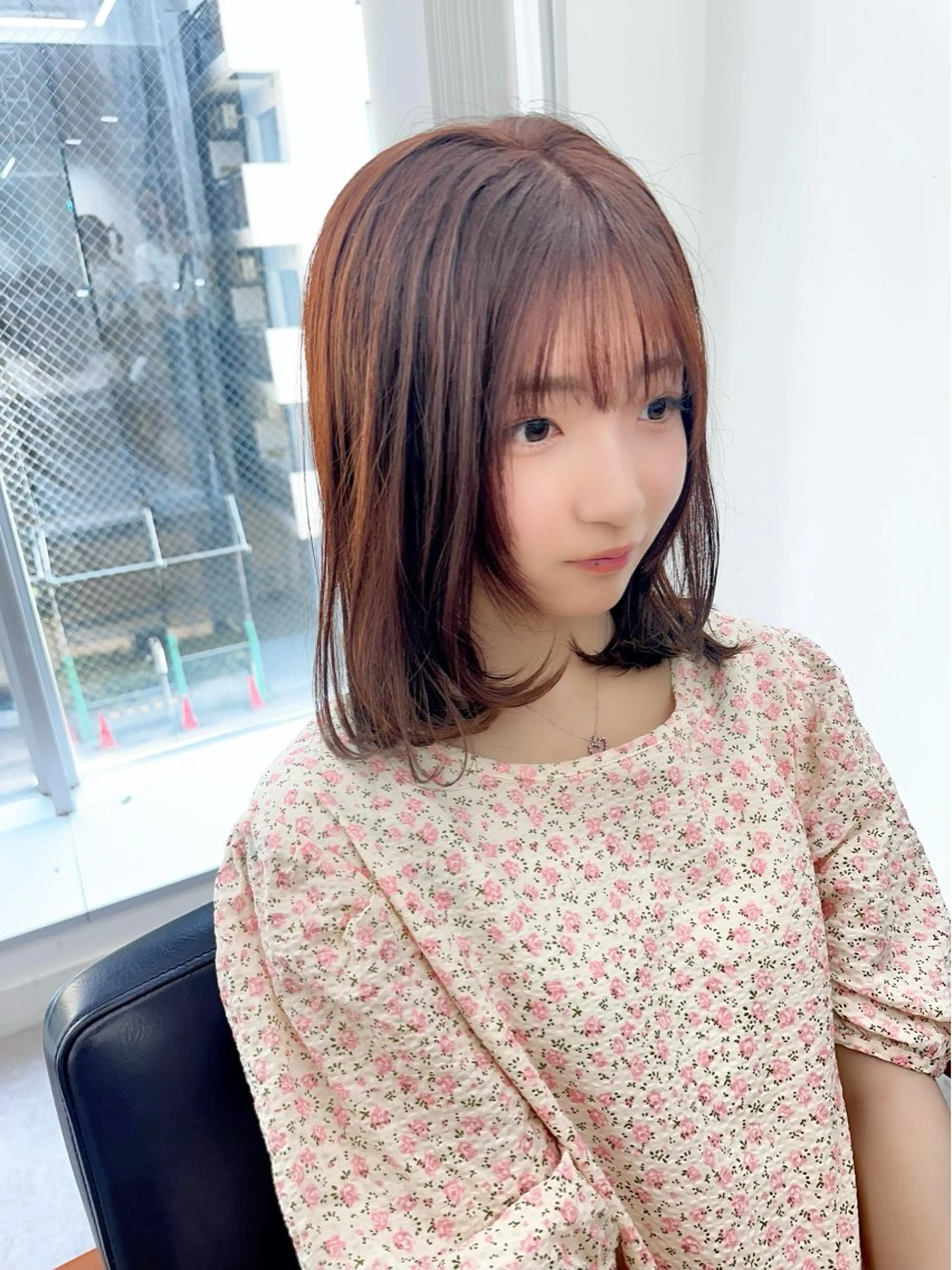 ミディアム カラー パーマ ヘアアレンジ メンズ キッズ カット ヘアカラー 似合わせレイヤー 🌿JUNのヘアスタイル