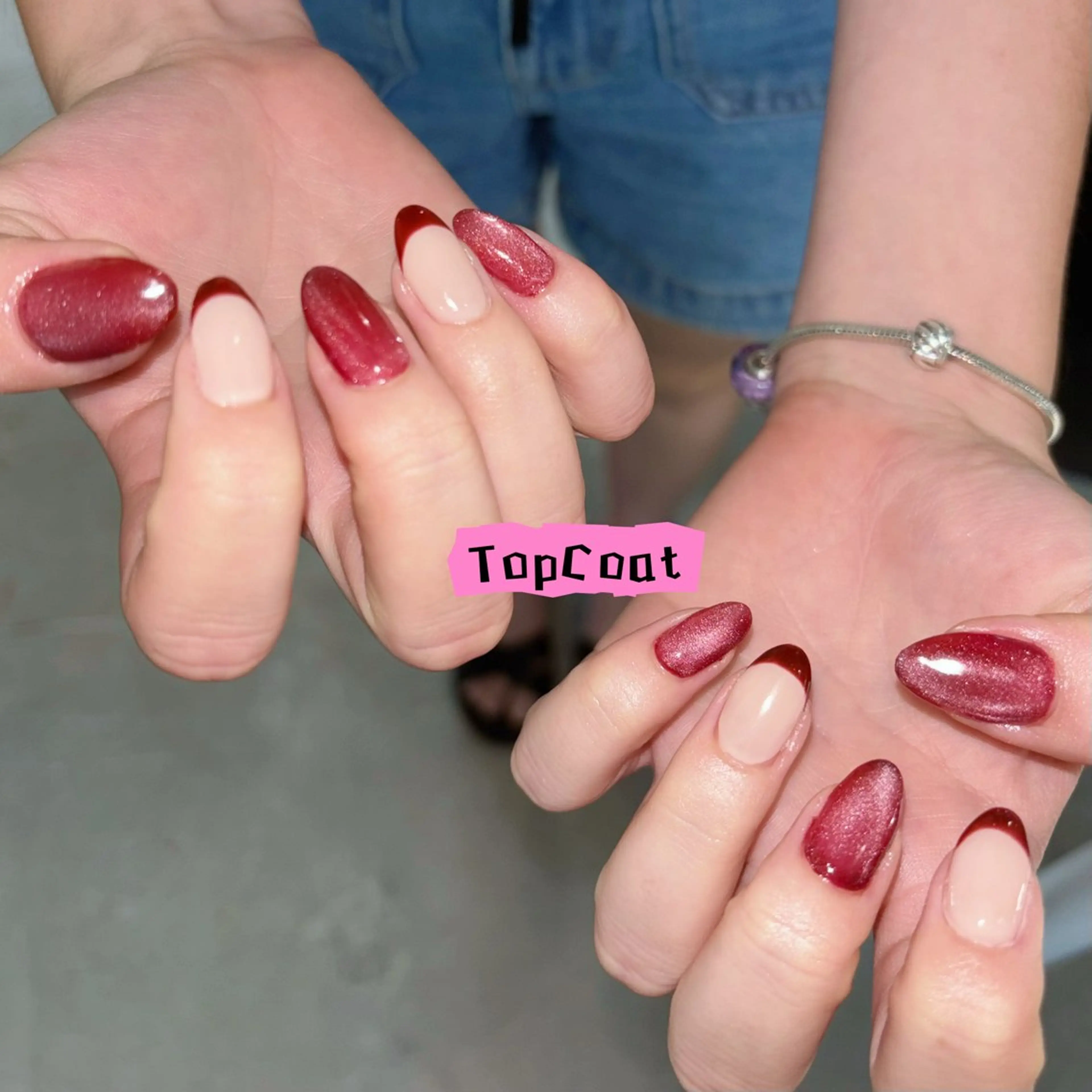 ネイル マグネットネイル Topcoat/ 下北沢nailのネイルデザイン