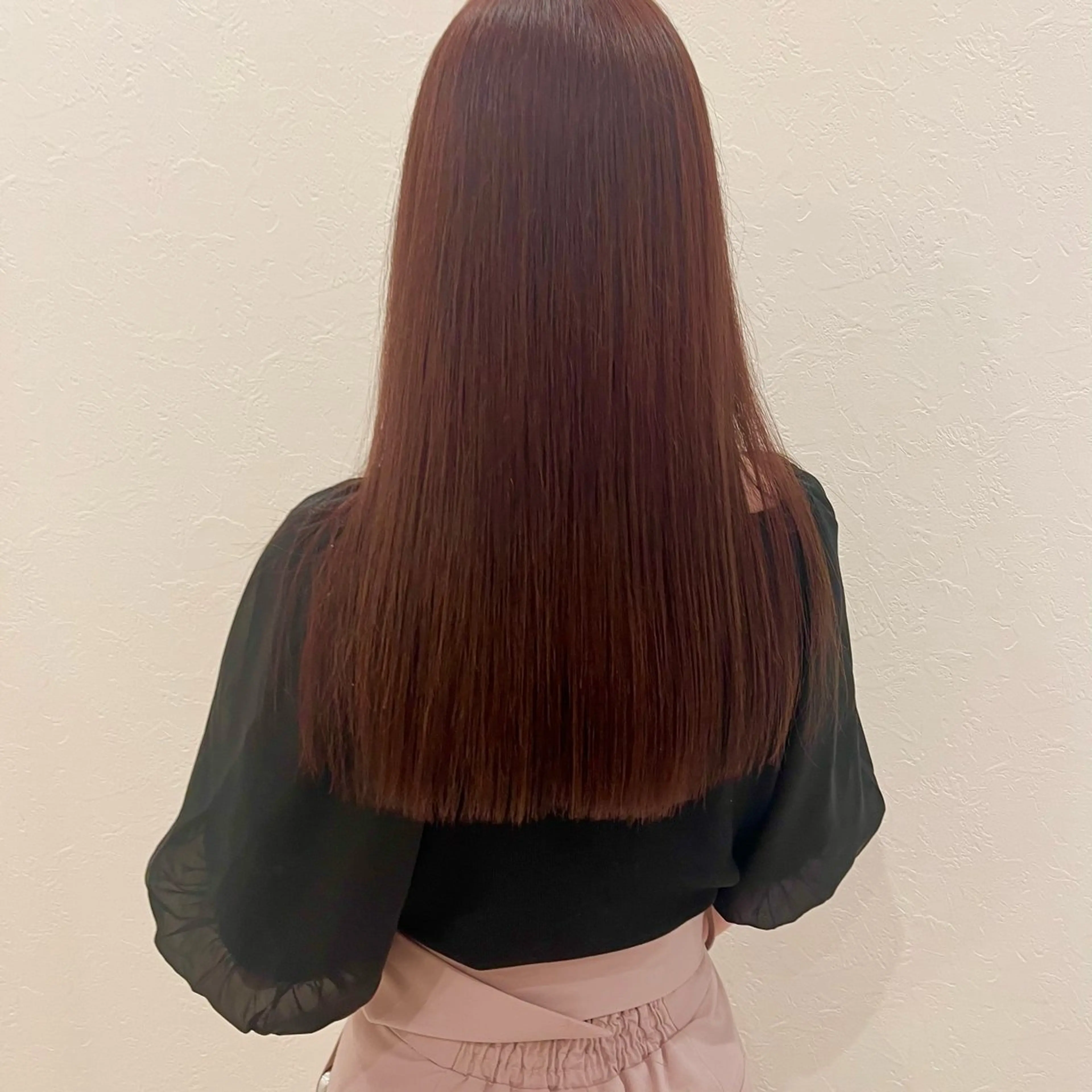 ロング カラー ブラウンカラー 【本陣】カット モデル/朝岡 慧のヘアスタイル