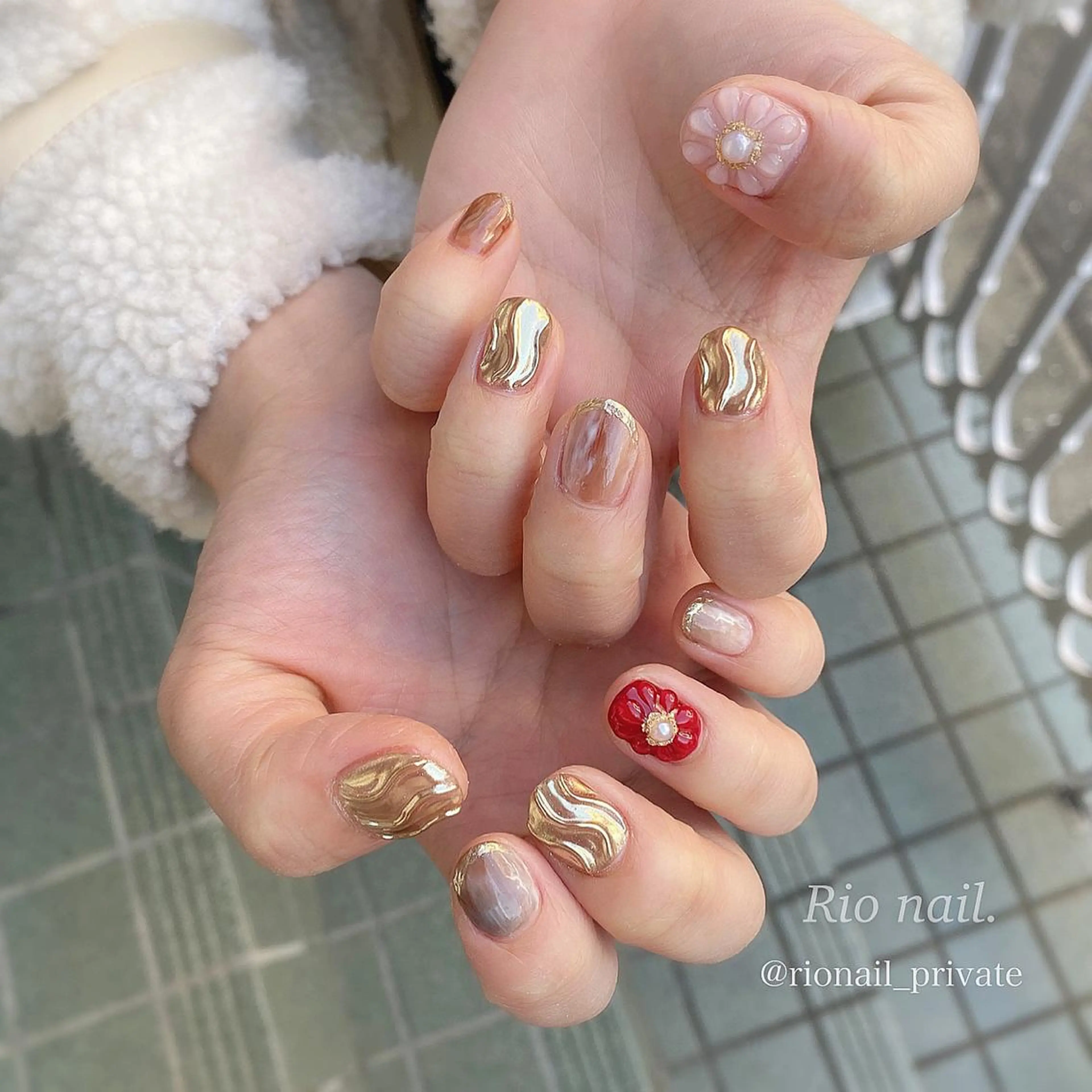 ネイル ハンドネイル nailsalon LiNNeのネイルデザイン