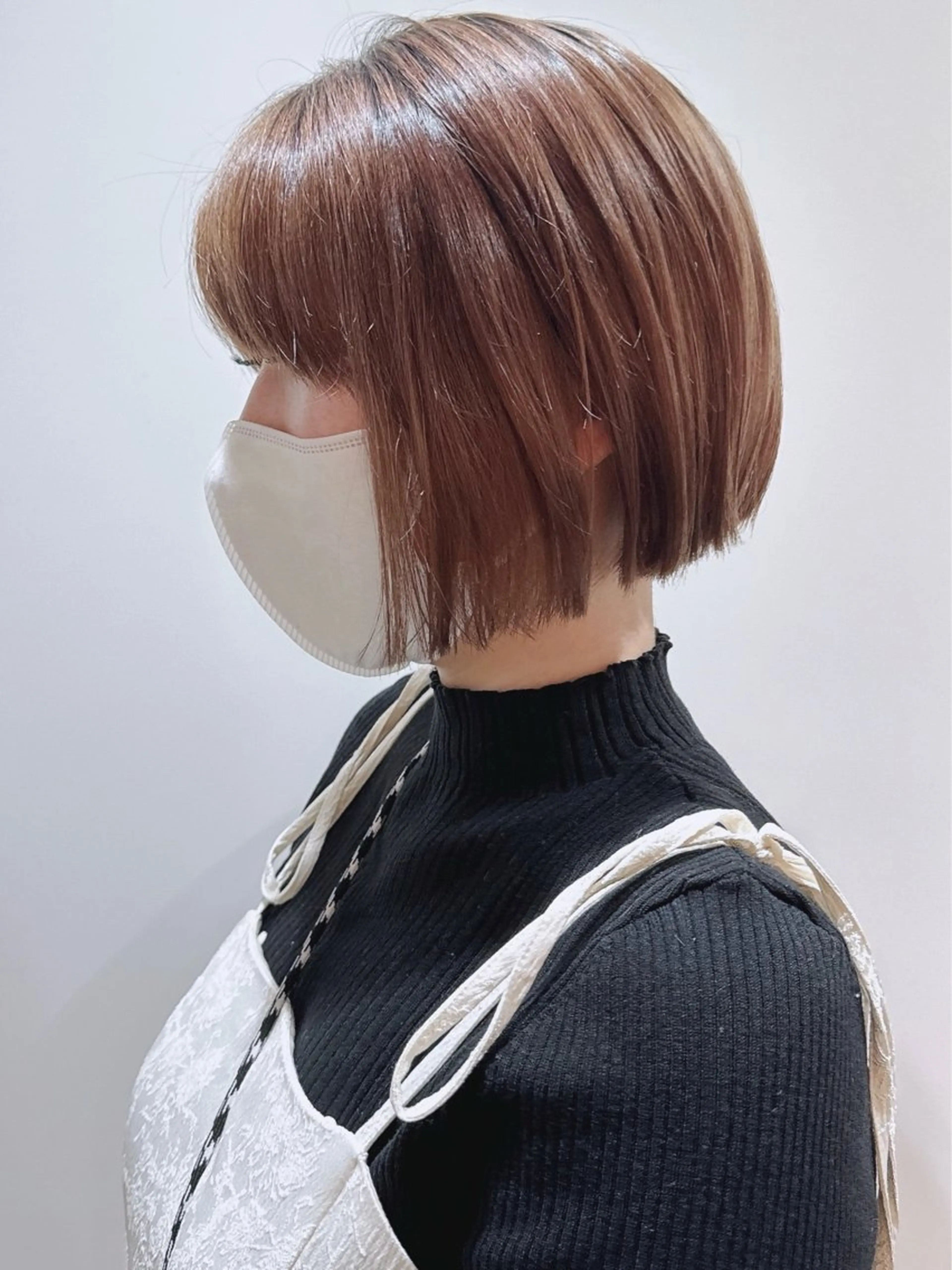 ショート モリオフロムロンドン原宿本店所属・ショート/ボブ/ハイ トーン/Nanahaのヘアスタイル