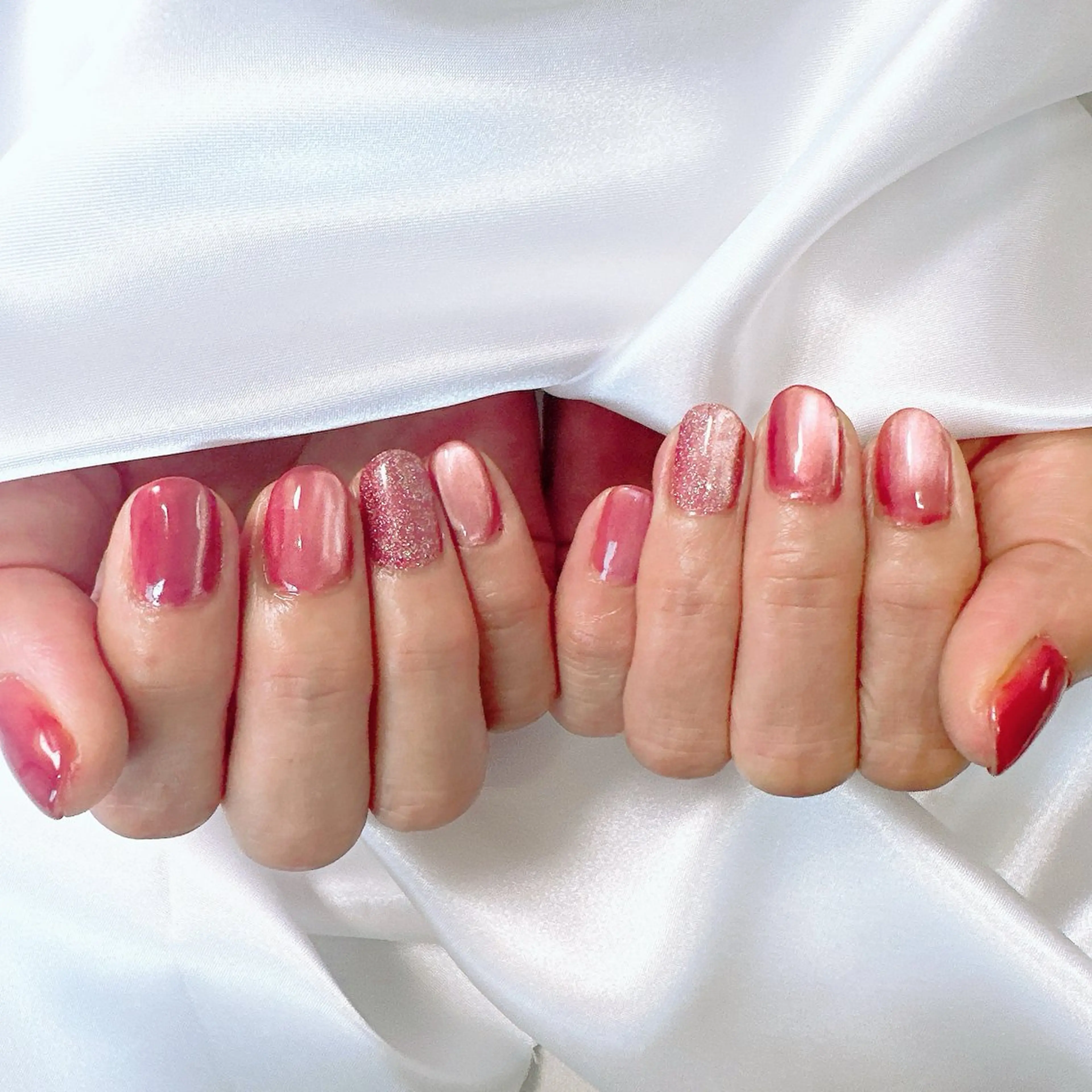 ネイル マグネットネイル ハンドネイル mahaloネイル 🫧yayoiのネイルデザイン